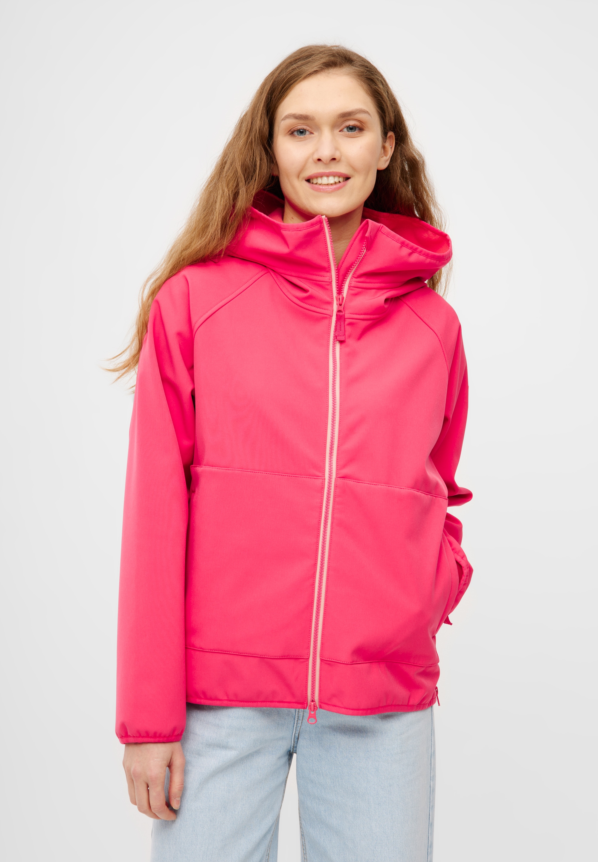 Derbe Softshelljacke "Peutby", mit Kapuze, wasserabweisend, winddicht, Kapu günstig online kaufen