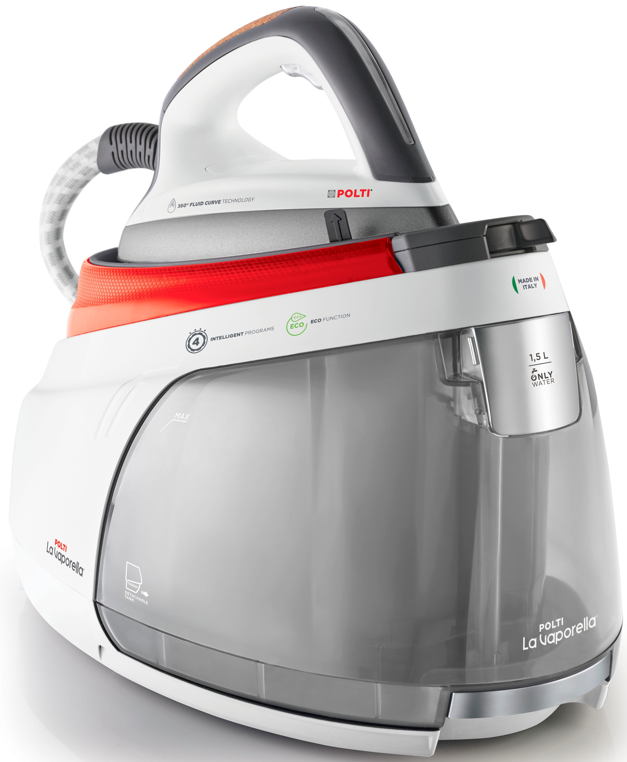 Polti Dampfbügelstation "LA VAPORELLA XM84C" 1.500 ml Wassertank günstig online kaufen
