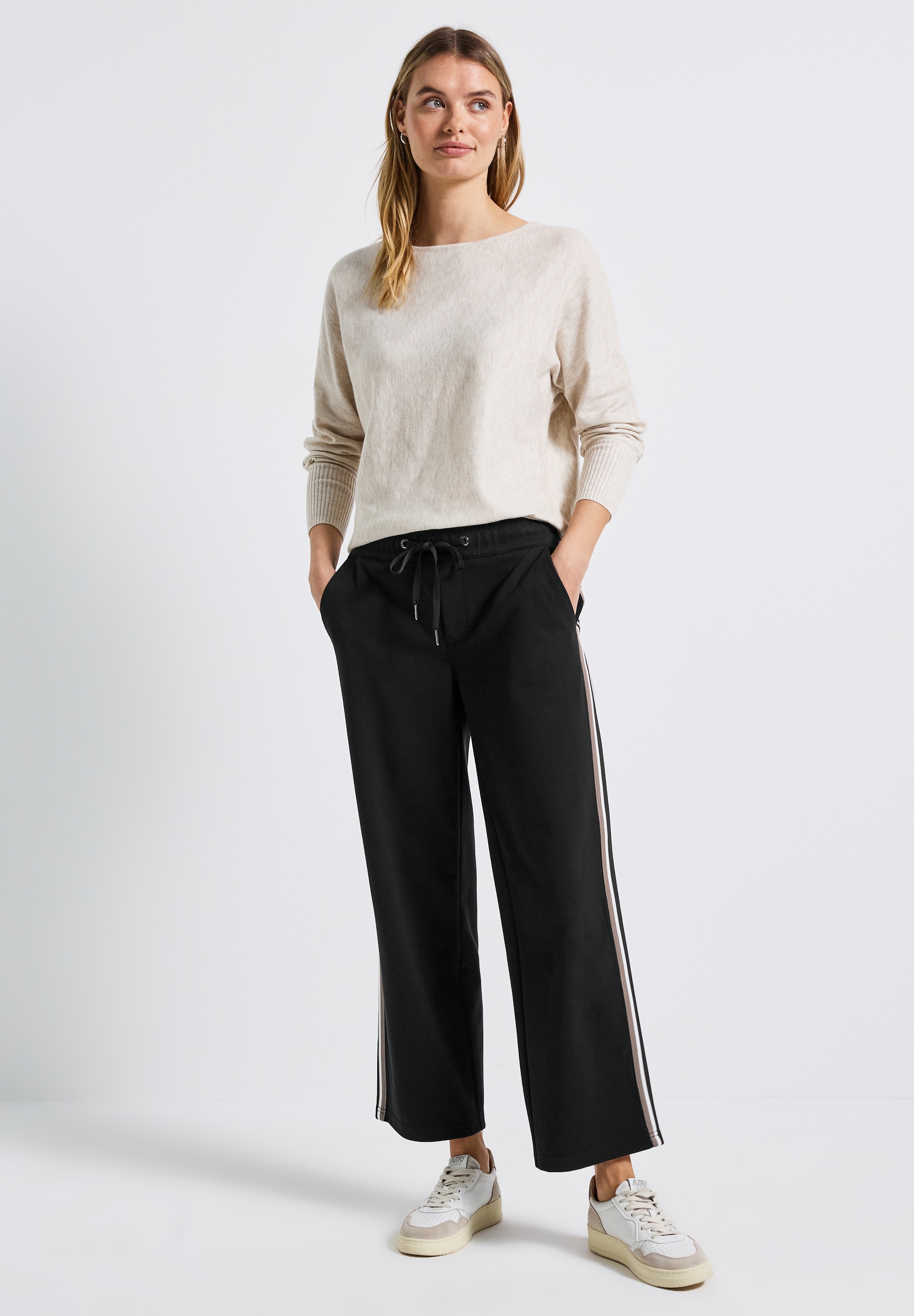 STREET ONE Stoffhose, Middle Waist