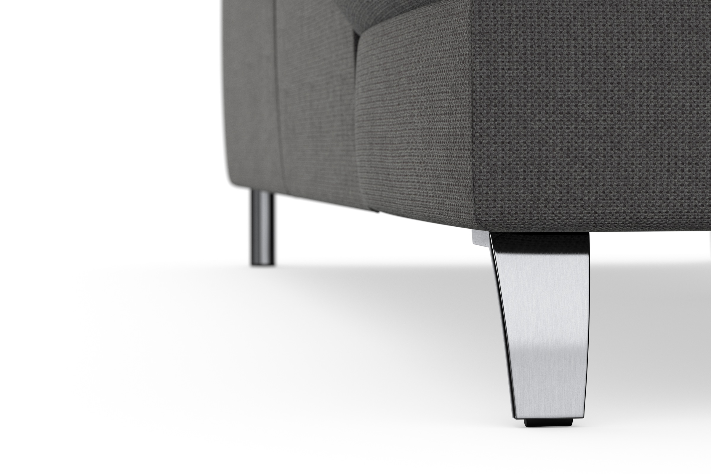 sit&more Ecksofa »Grenoble L-Form mit Federkern«, wahlweise mit Bettfunktion, Bettkasten, Arm- und Kopfteilverstellung