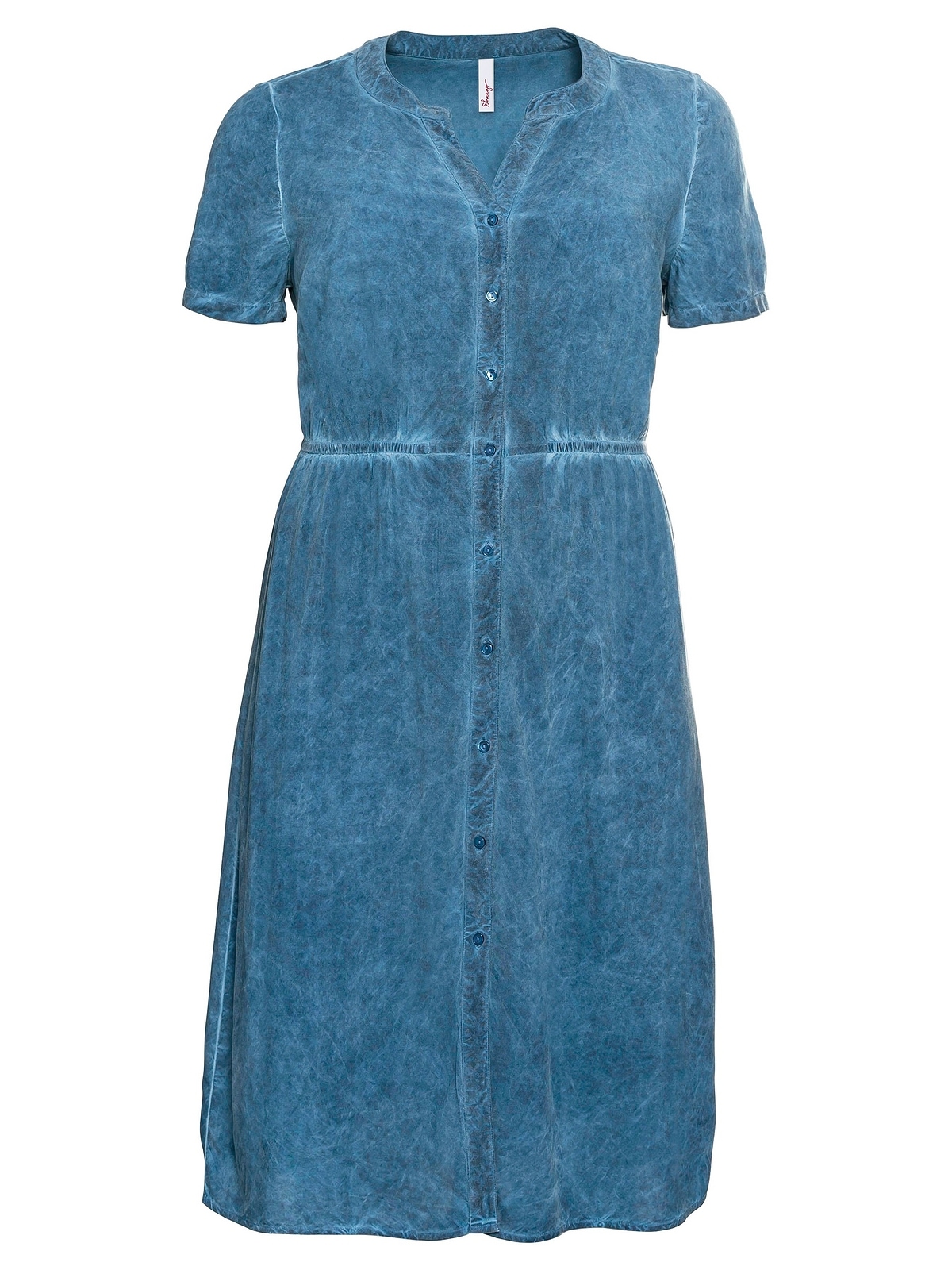 Sheego Blusenkleid »Große Größen«, aus Viskose, in Oil-dyed-Waschung