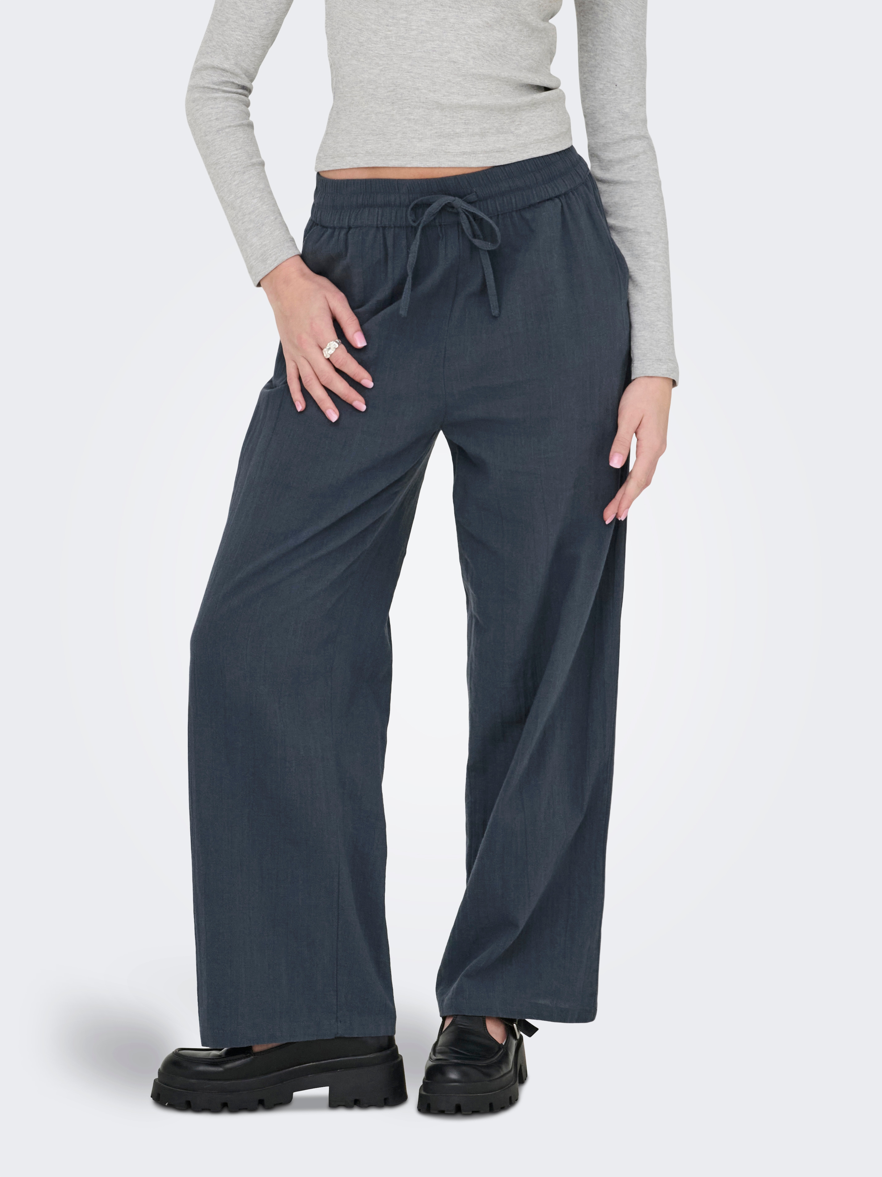 ONLY "ONLTIZANA COTTON LOOSE PANTS WVN NOOS"