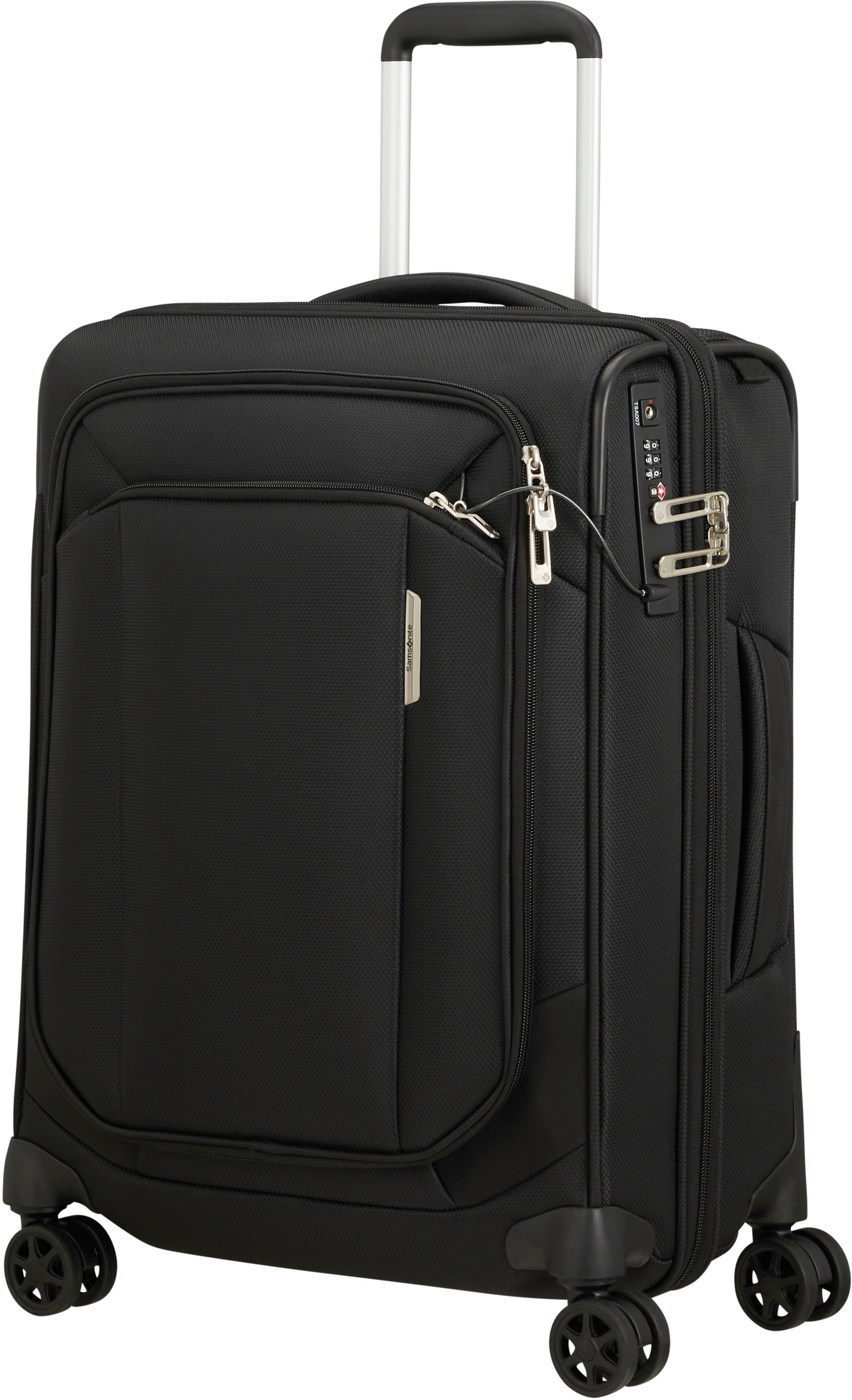 Samsonite "RESPARK exp, verschiedene Größen und Farben" 43 l 4 Rollen voll gefütterter Innenraum, mit Packgurten und Trennwand
