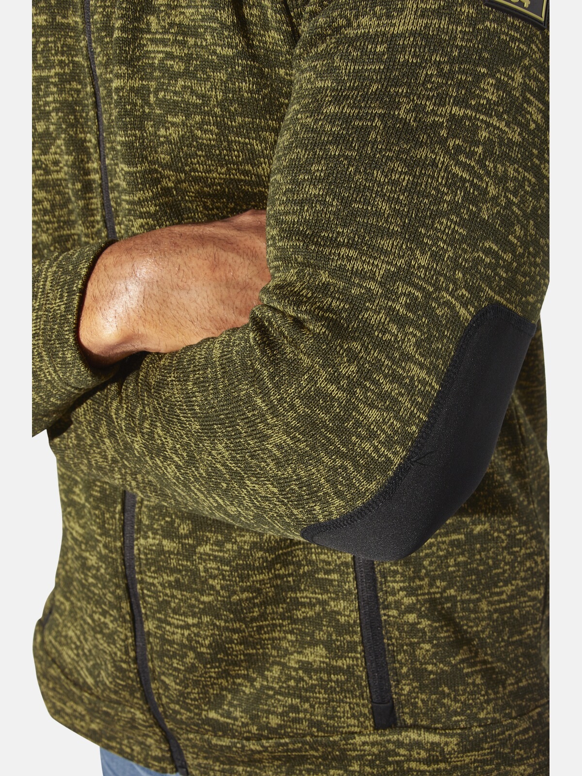 Jan Vanderstorm Sweatjacke »Strickfleecejacke HALVIK«