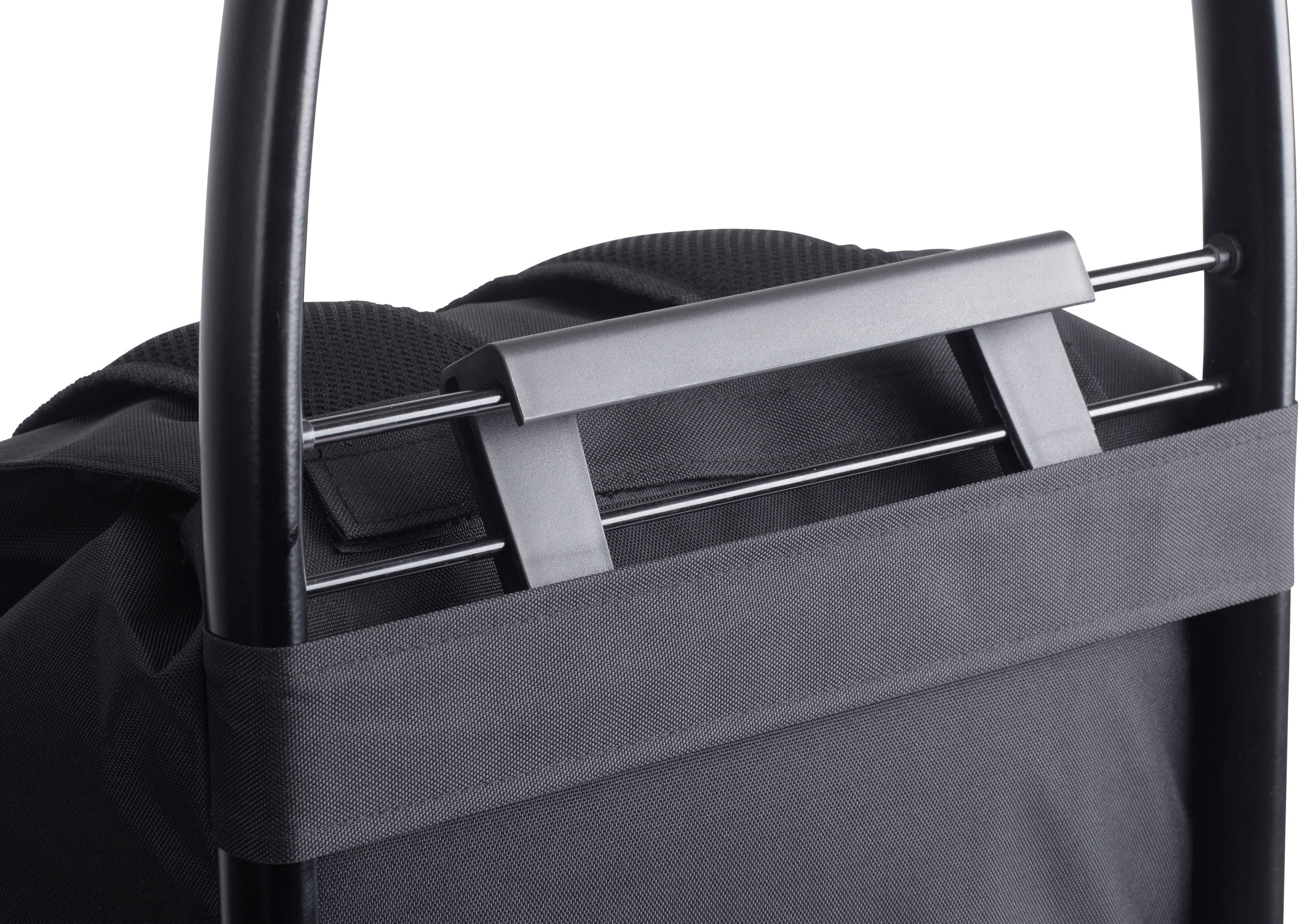 meister Einkaufstrolley »Black Edition - Separater«, 45 Liter, Einkaufstrolley und Rucksack in einem