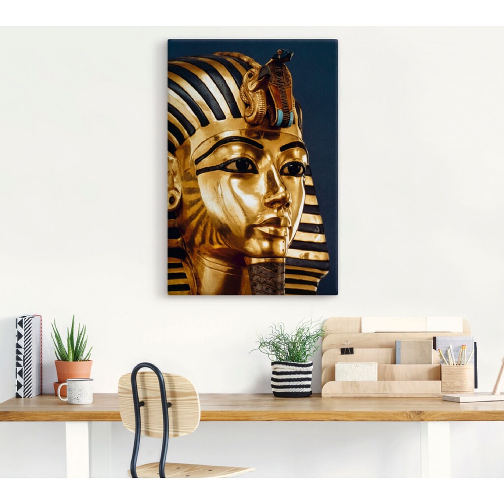 Artland Wandbild »Grabmaske von König Tutanchamun«, Menschen, (1 St.)