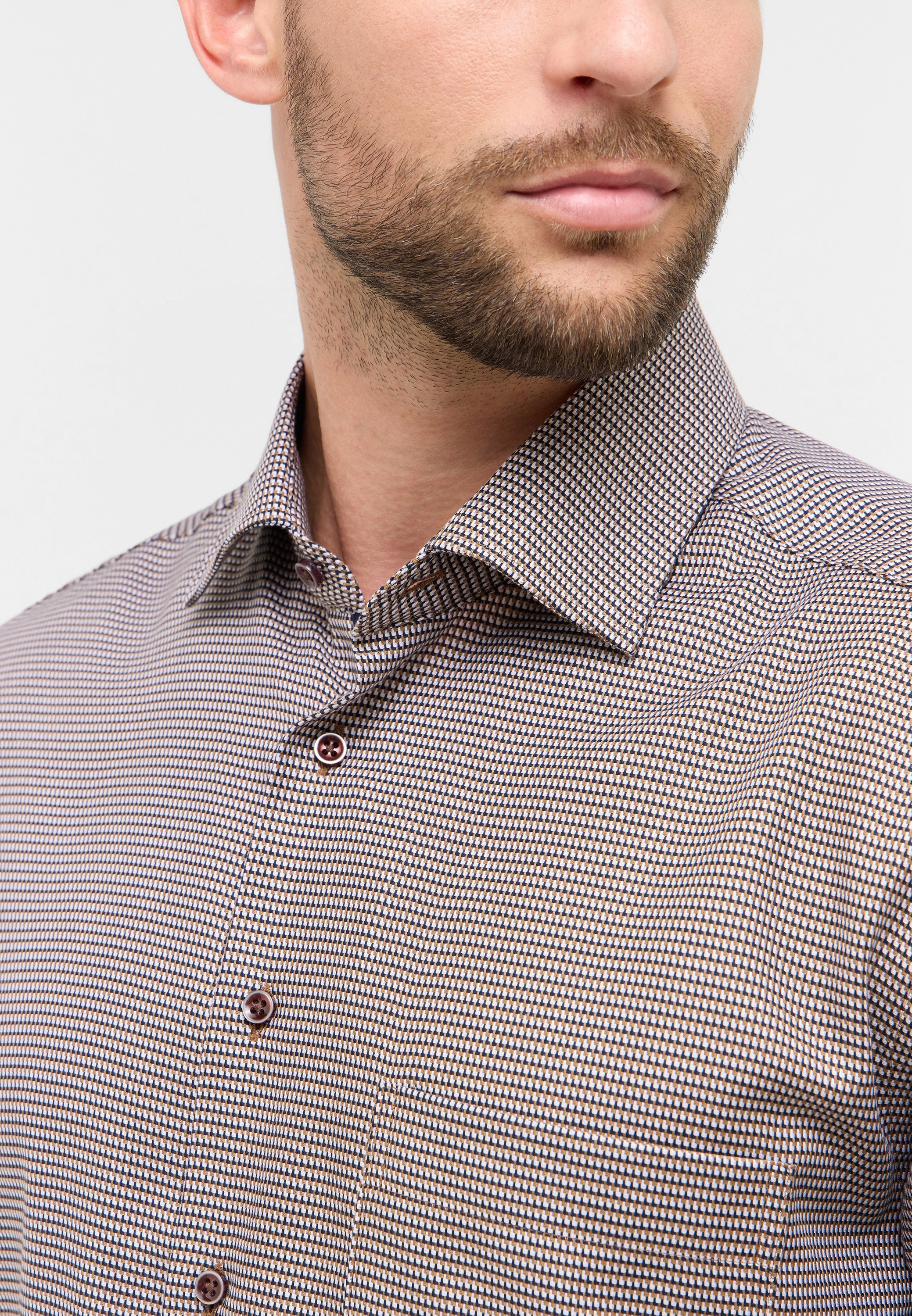 Eterna Langarmhemd »COMFORT FIT«, NON IRON (bügelfrei)