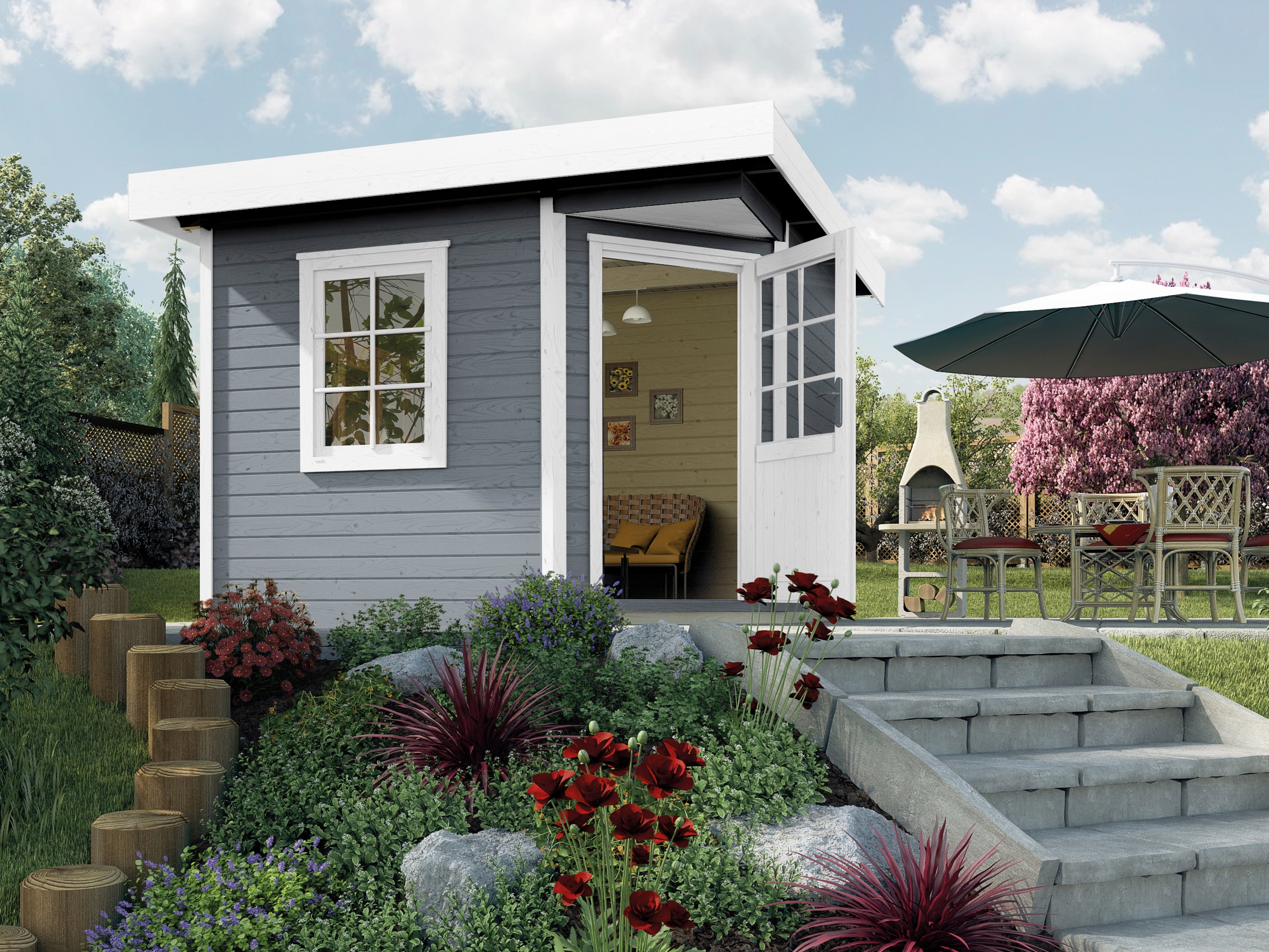 weka Gartenhaus »Designhaus 213 Gr.1«