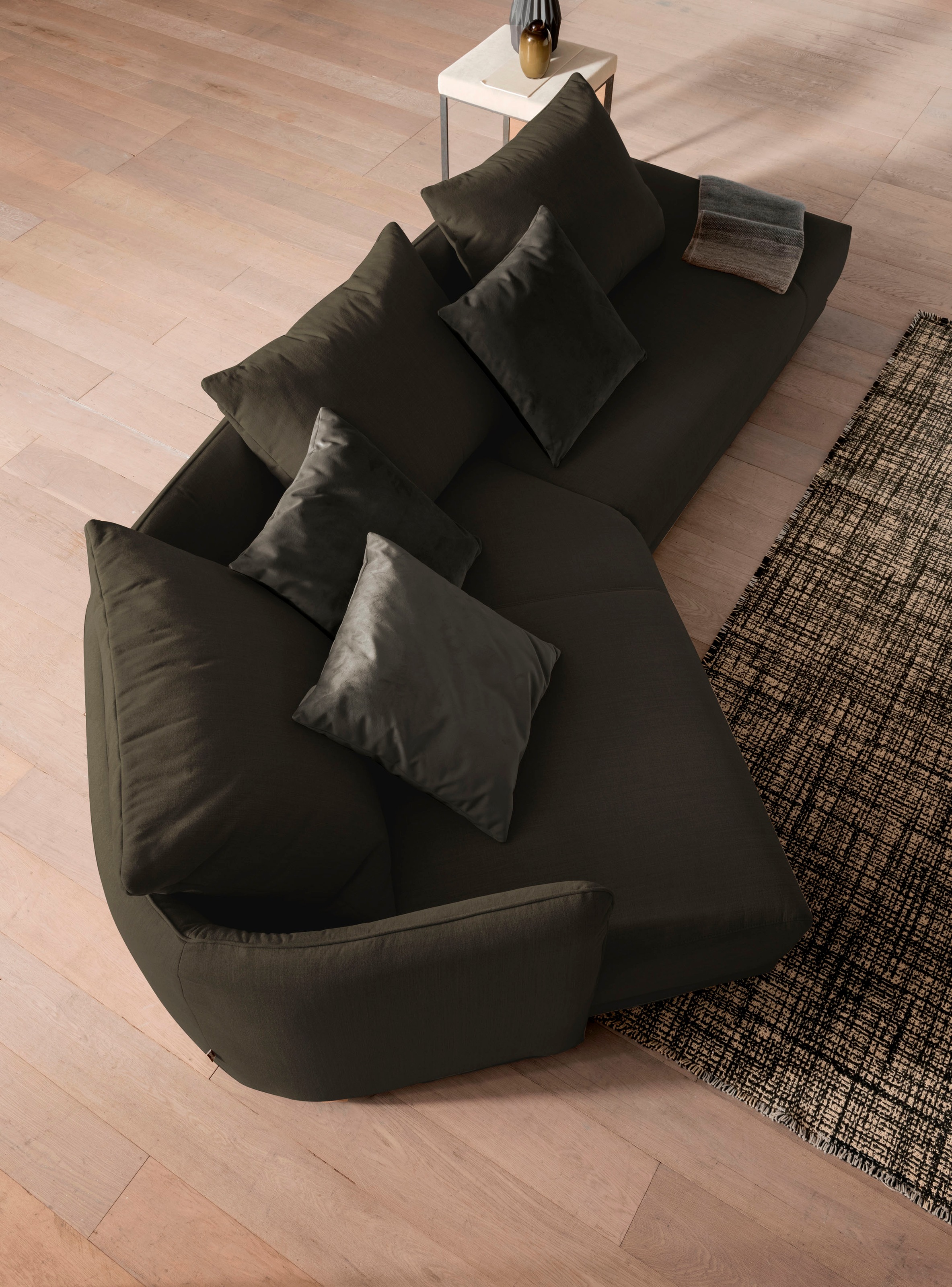 Thumbnail - designwerk Ecksofa "New York L-Form, anmutendes Designsofa", mit moderner R&ung im Rücken
