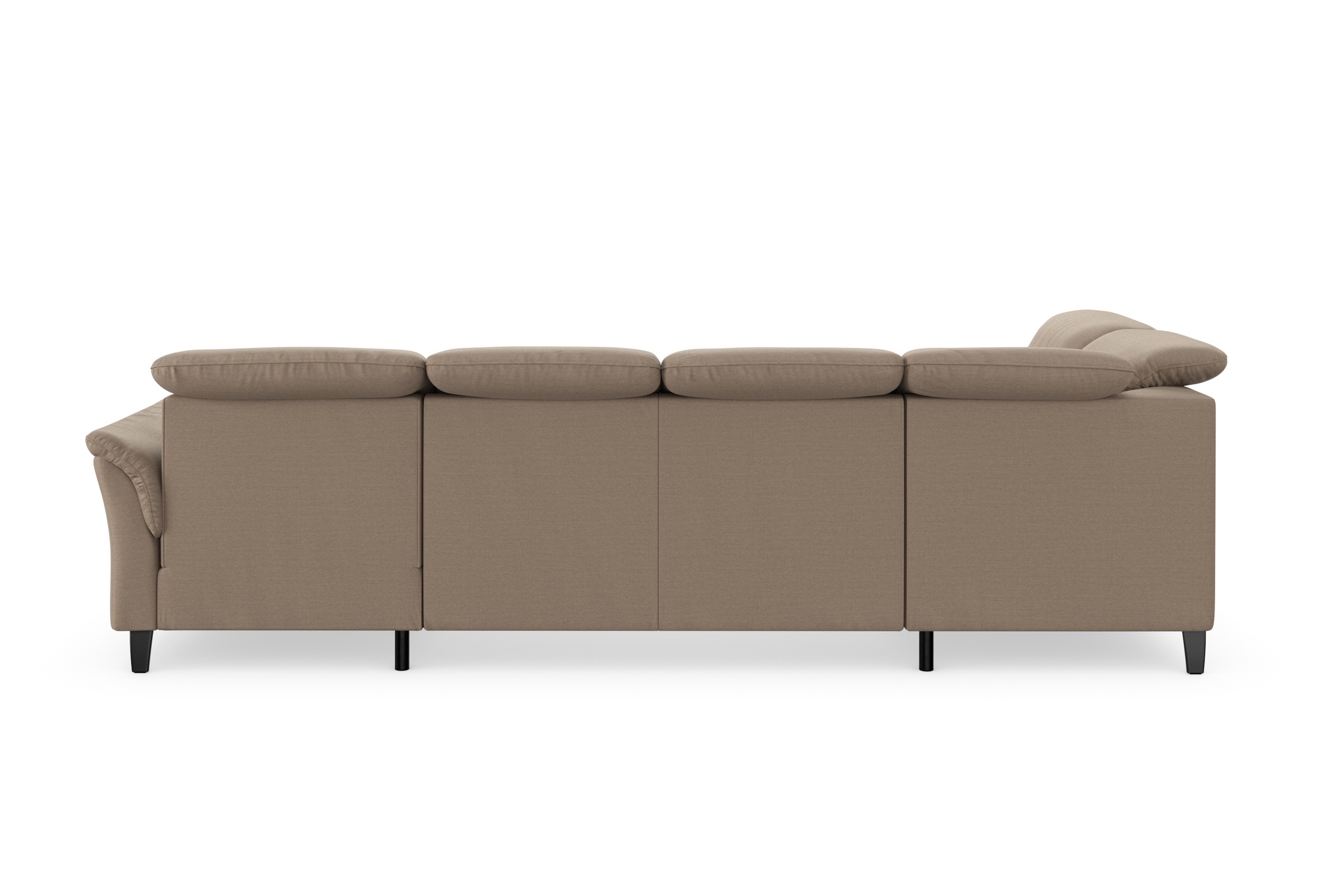 Wohnlandschaft SIT & MORE "Maggiore U-Form", grau (taupe), B:312cm H:88cm T:224cm, 98% Polyester, 2% Polyamid, Sofas, Wohnlandschaft, wahlweise mit Kopfteilverstellung, Bettfunktion und Stauraum 9
