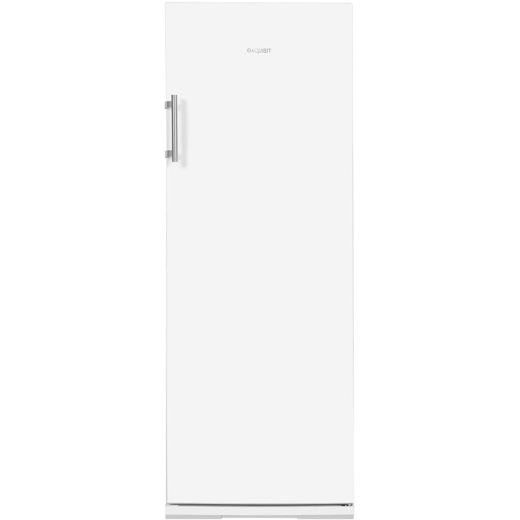 exquisit Getränkekühlschrank »GKS31-V-H-280F weiss«, GKS31-V-H-280F weiss, 163 cm hoch, 60 cm breit, 296 L Volumen, LED