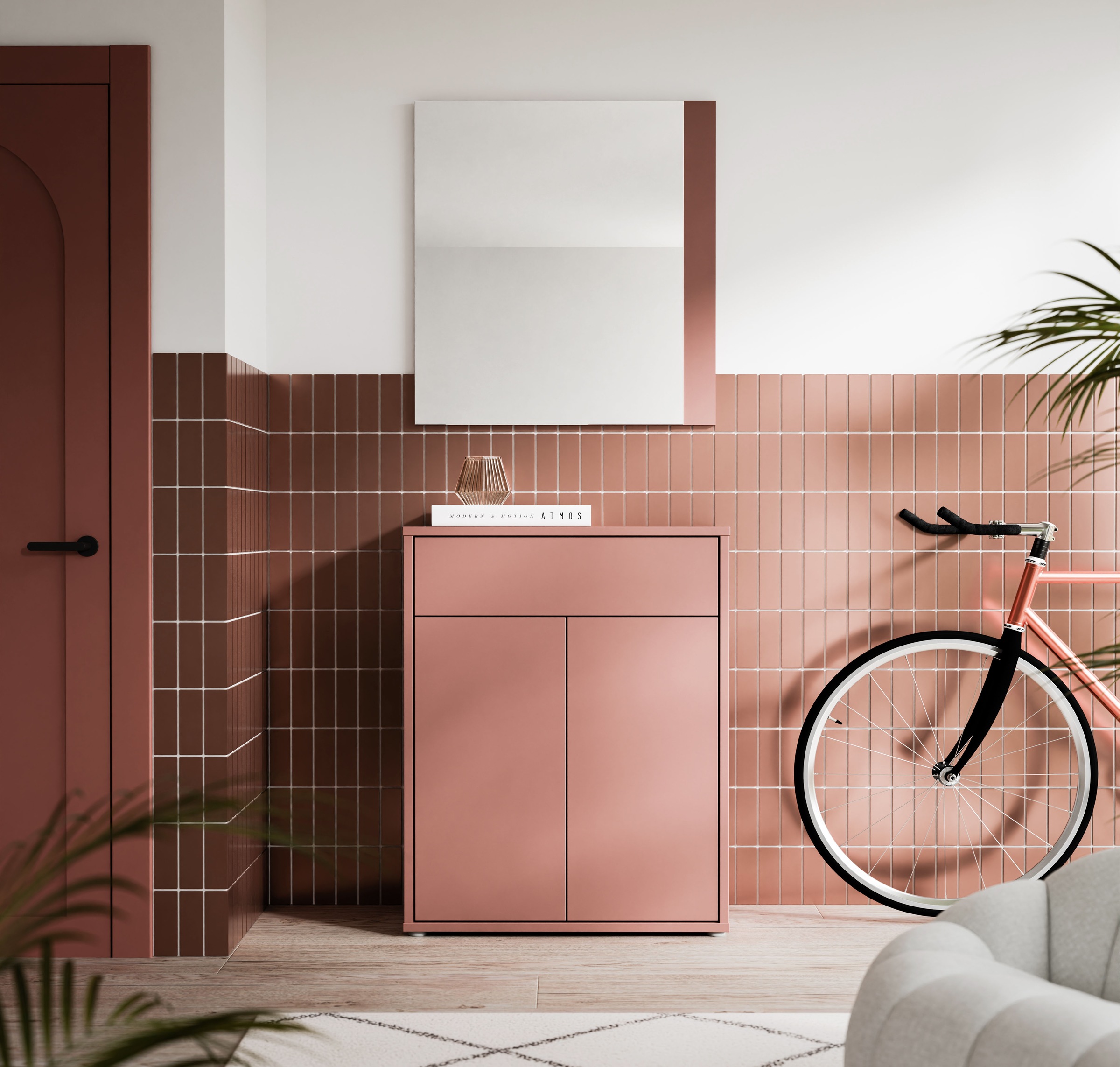 FORTE Garderoben-Set "Alice-Springs" 2 Stk. tlg. günstig online kaufen