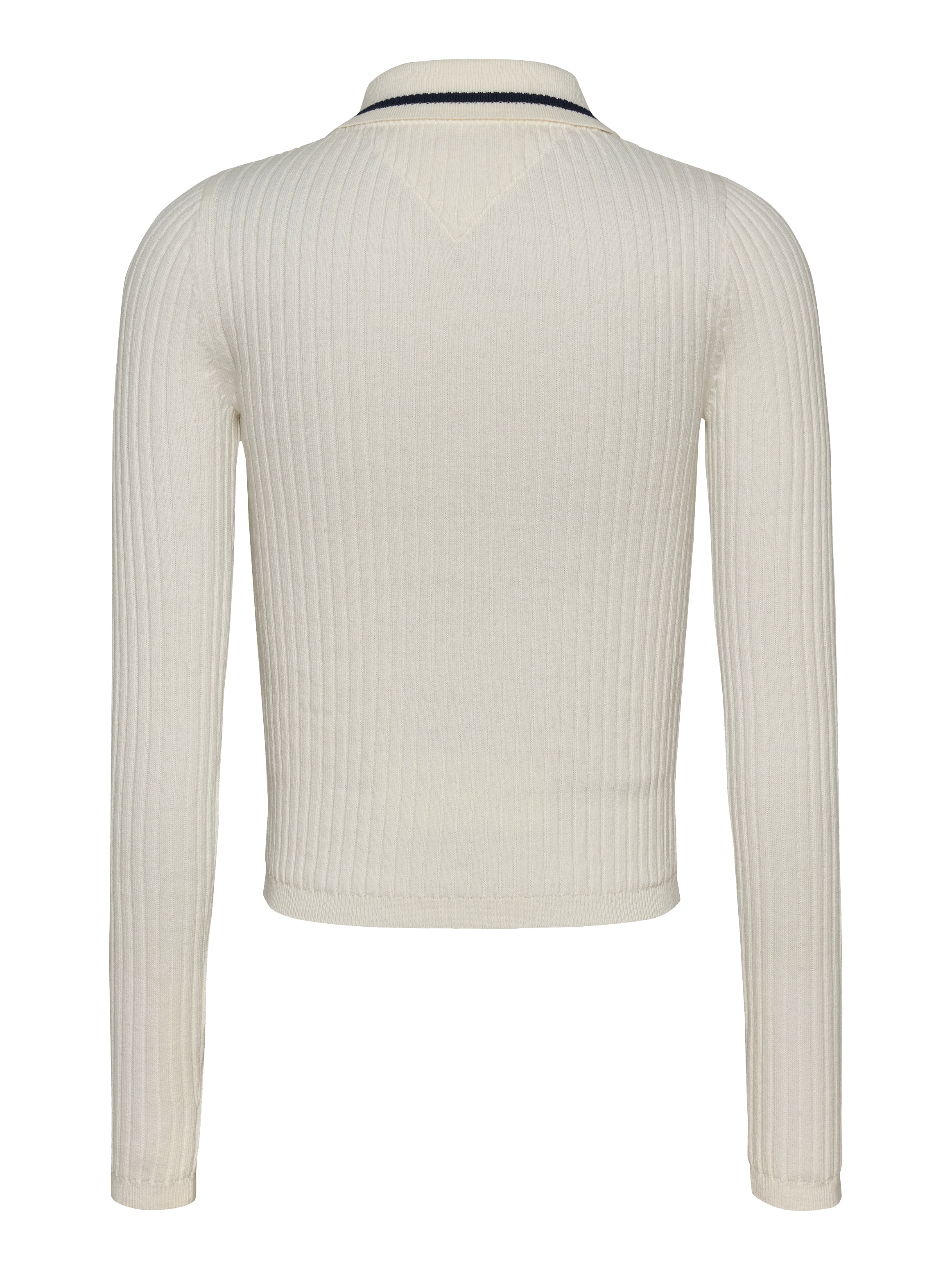 Tommy Jeans Polokragenpullover »TJW ESSENTIAL LS POLO SWEATER«, mit Logostickerei