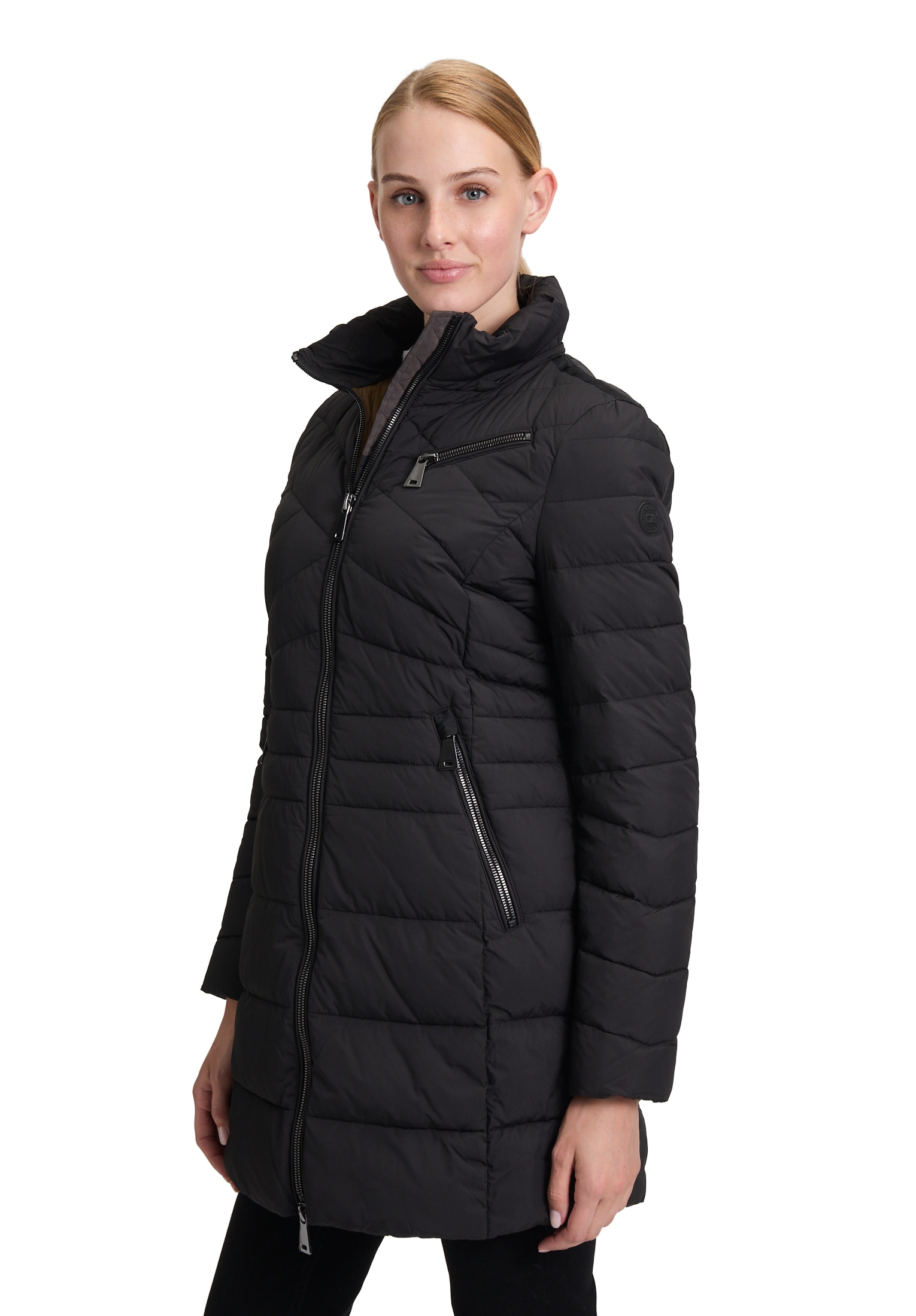 Gil Bret Steppjacke »Gil Bret Damen Steppmantel mit abnehmbarer Kapuze«, mit Kapuze