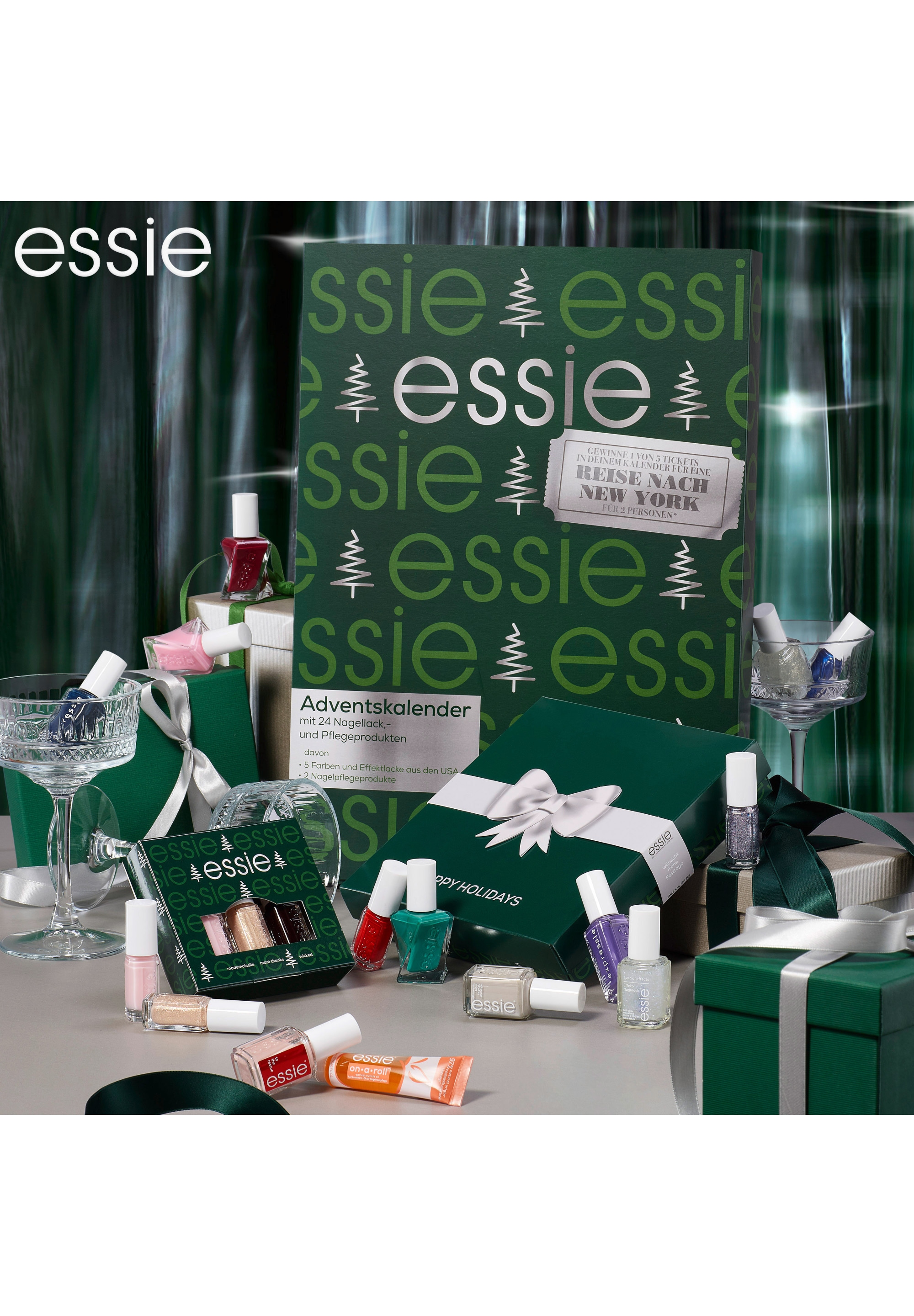 MAYBELLINE NEW YORK Nagellack-Set »Essie Nail Art Weihnachtsset«