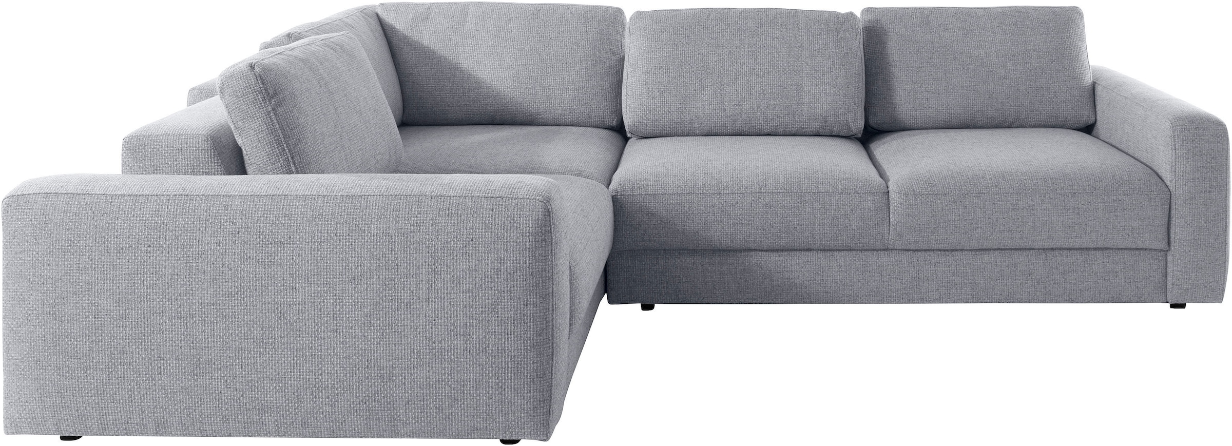 Places of Style Ecksofa »Bloomfield, L-Form«, extra tiefe Sitzfläche, wahlweise mit Sitztiefenverstellung