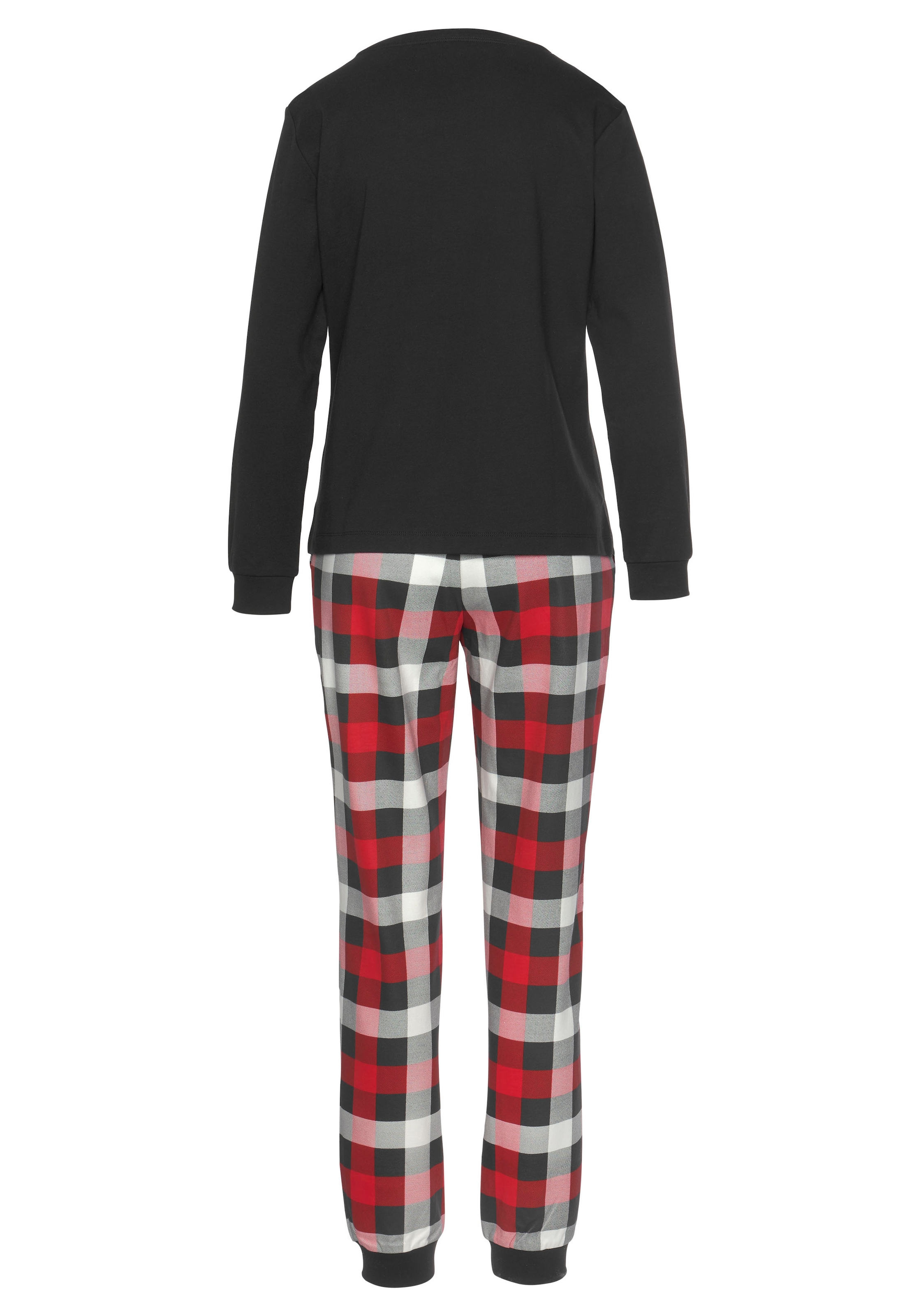 LASCANA Pyjama, mit karierter Hose online kaufen | BAUR