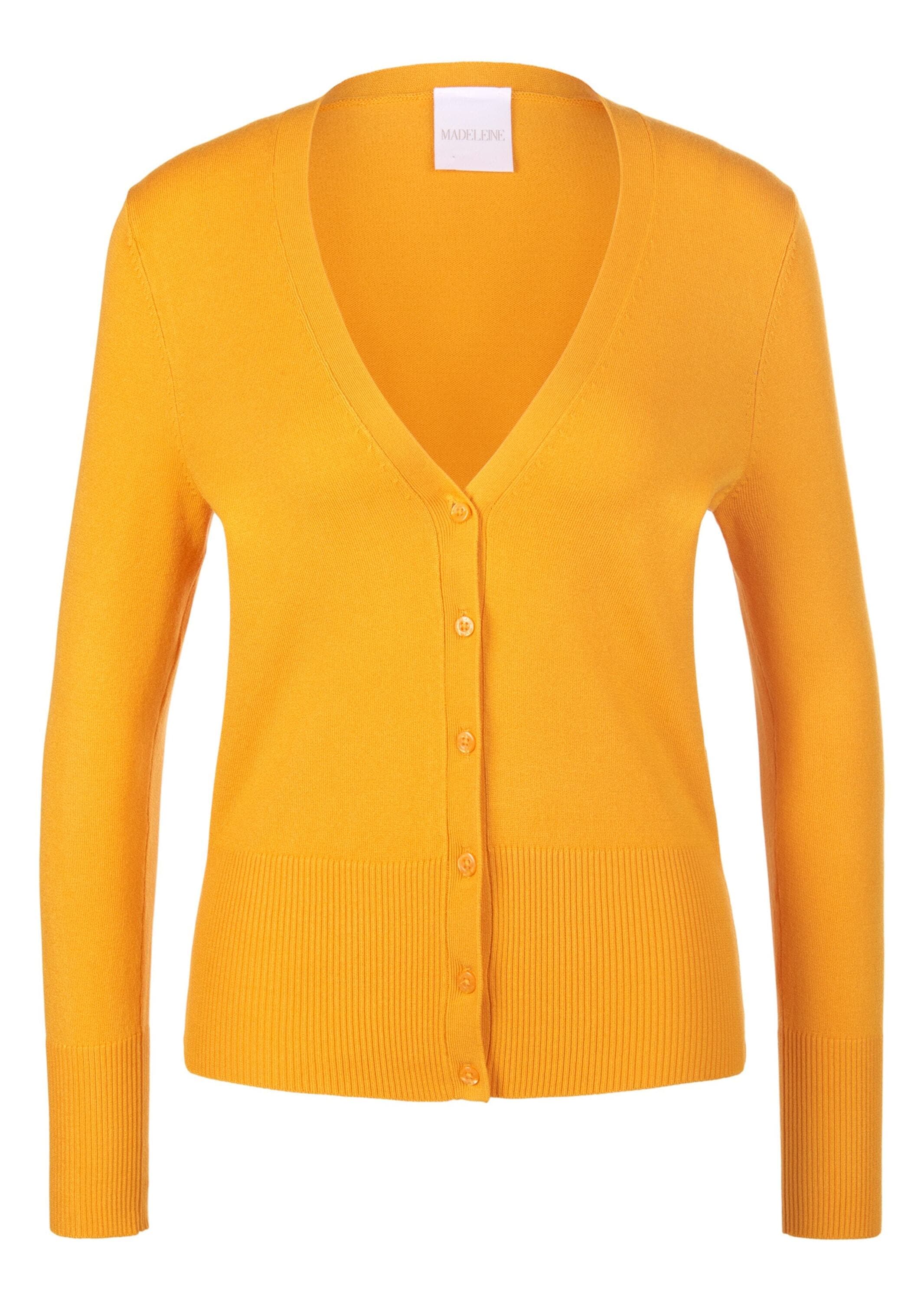 MADELEINE Strickjacke "Strickjacke Eleganter Viskose-Cardigan mit Knopfleis günstig online kaufen