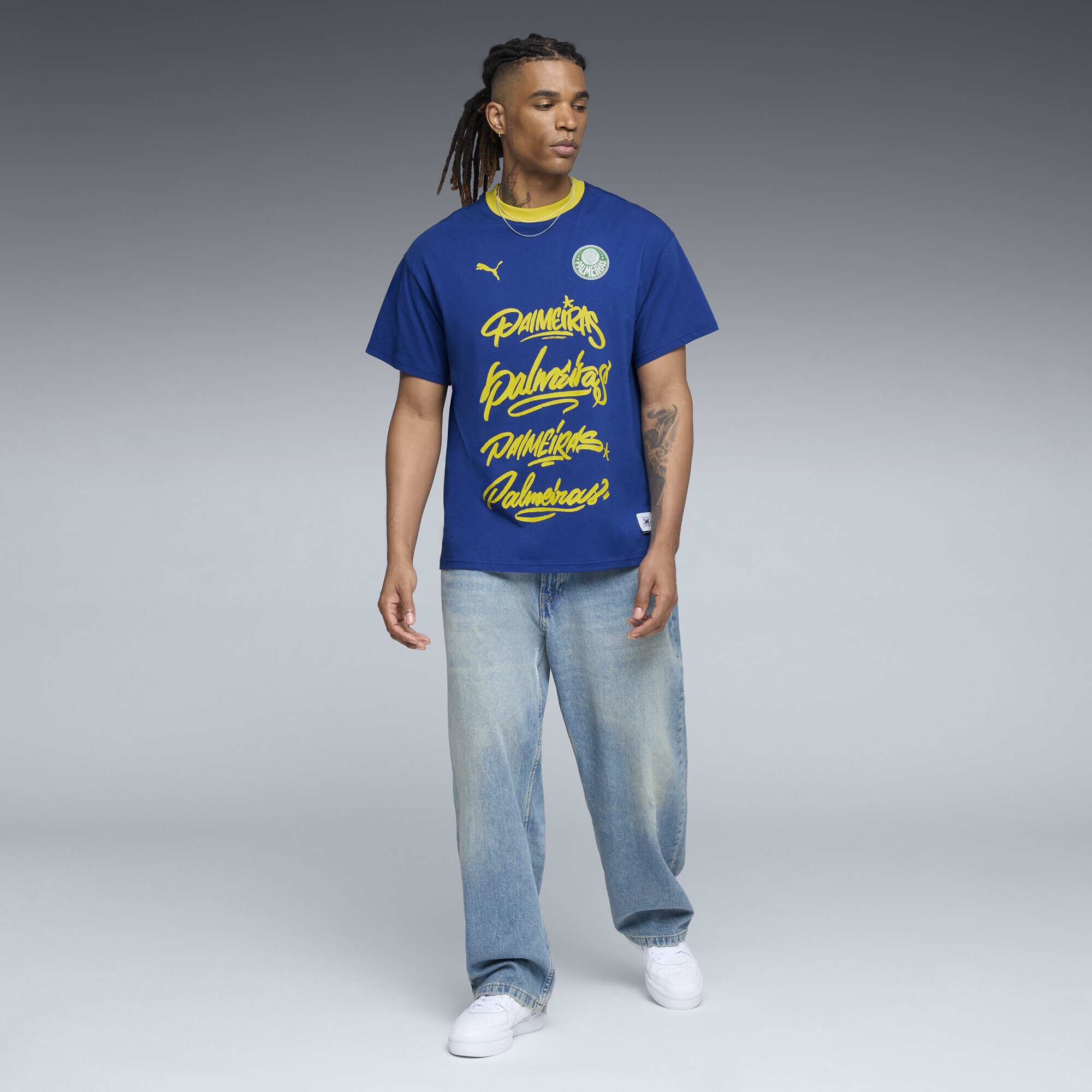 PUMA Trainingsshirt »PUMA HOOPS x SE PALMEIRAS Basketballshirt Herren«