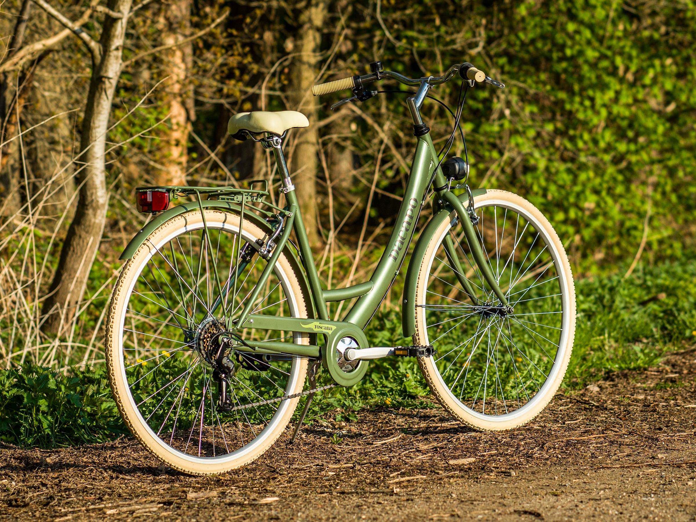 Dacapo Cityrad »Damenfahrrad 28'' Toscana grün Oregano 6 Gänge RH 48 cm«, 6 Gang, Kettenschaltung