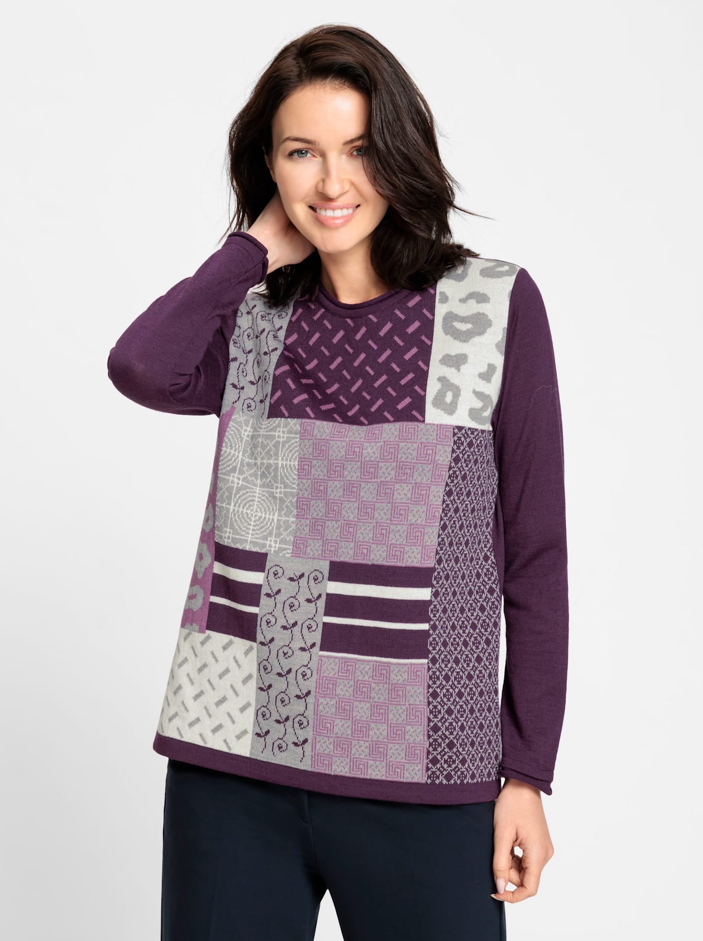 Inspirationen Jacquardpullover »Jacquard-Pullover«