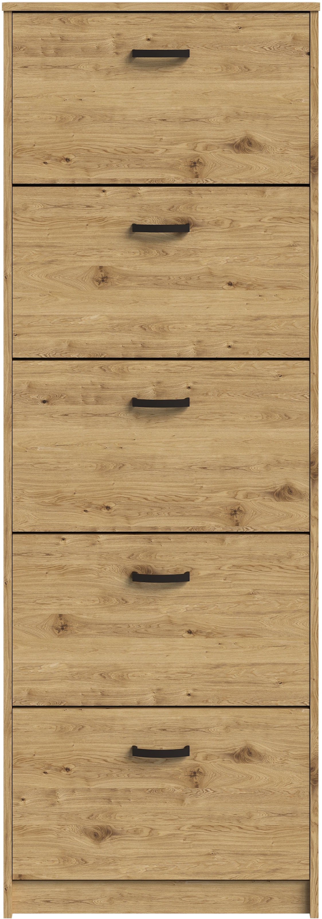 FMD Schuhschrank »Step 5«, Schuhkipper mit 5 Schuhklappen, Höhe 168,5 cm, Tiefe 17 cm