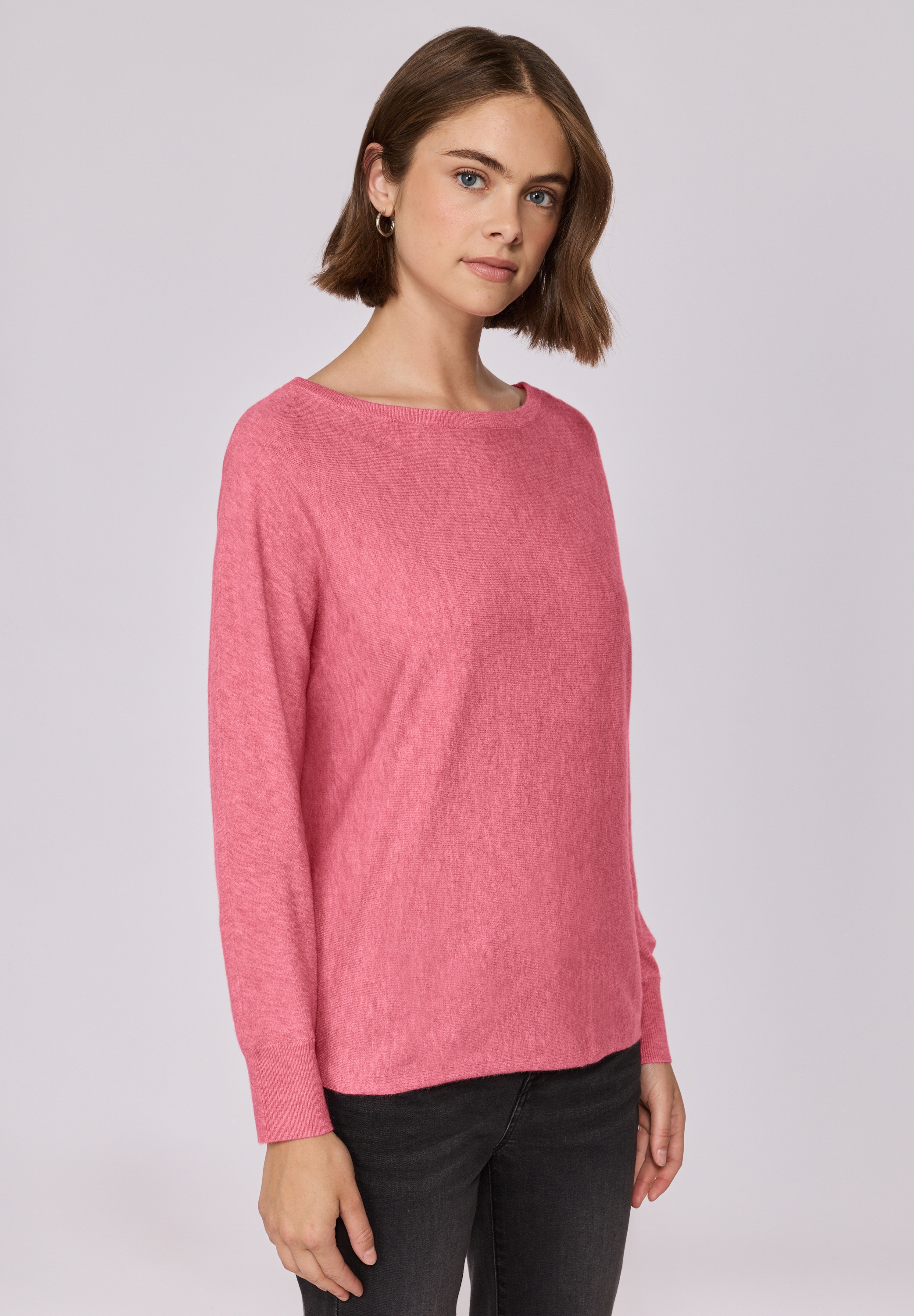 STREET ONE STUDIO Strickpullover aus softem Materialmix