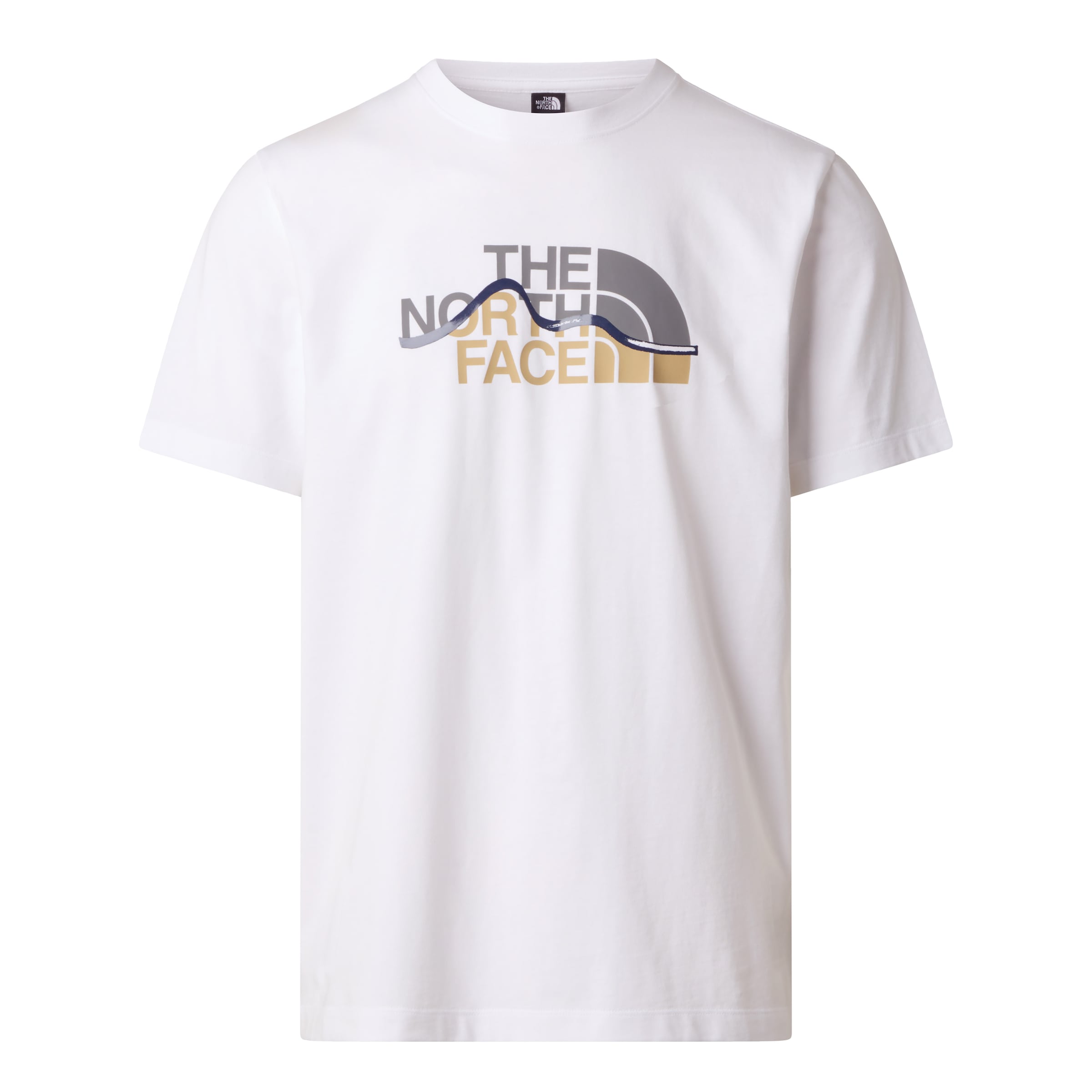The North Face T-Shirt »M MOUNTAIN LINE REGULAR SHORT SLEEVE TEE« normale Passform, Kurzarm, für sportliche Aktivitäten und Outdoor