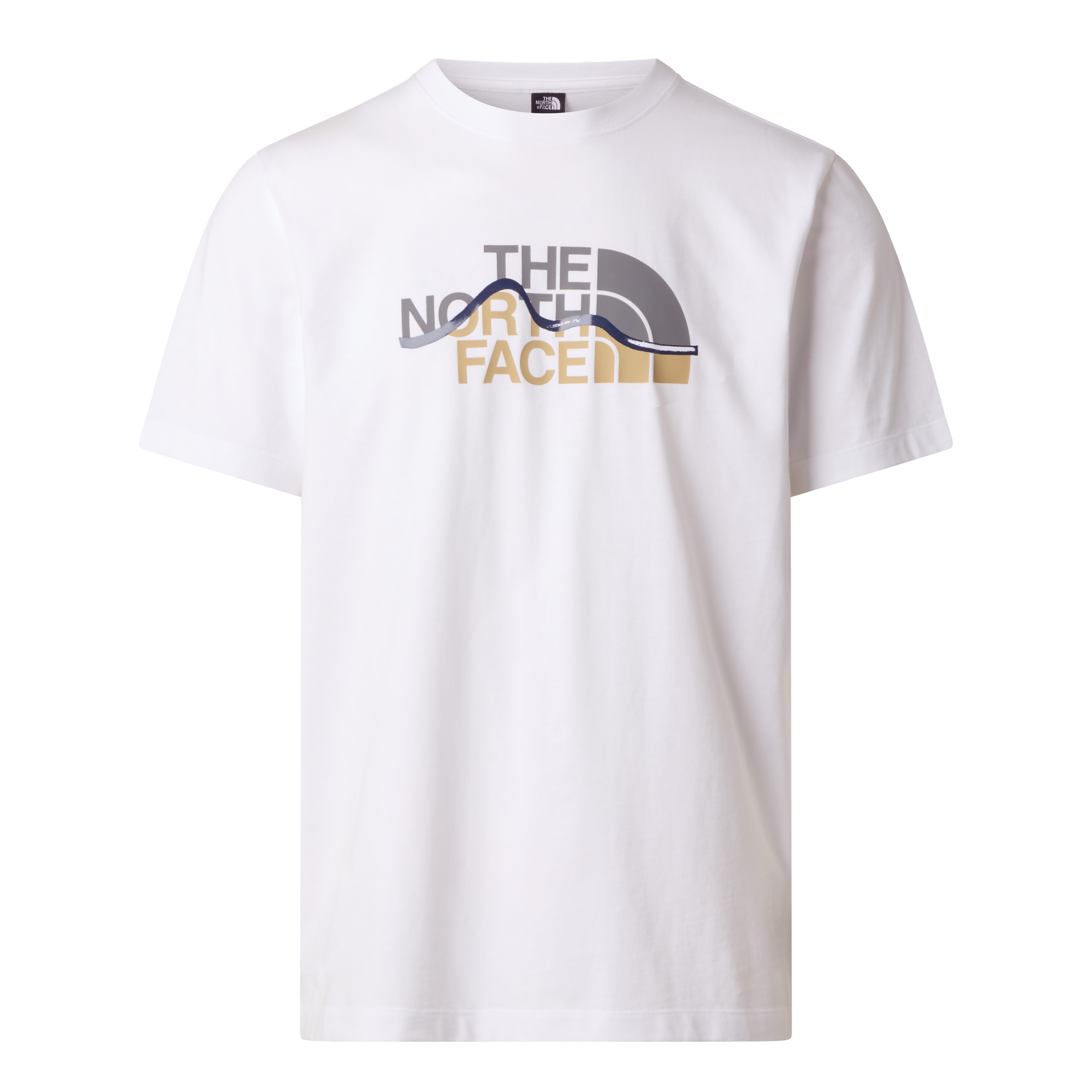The North Face Mountain Line Regular Short Sleeve Tee White XL 3