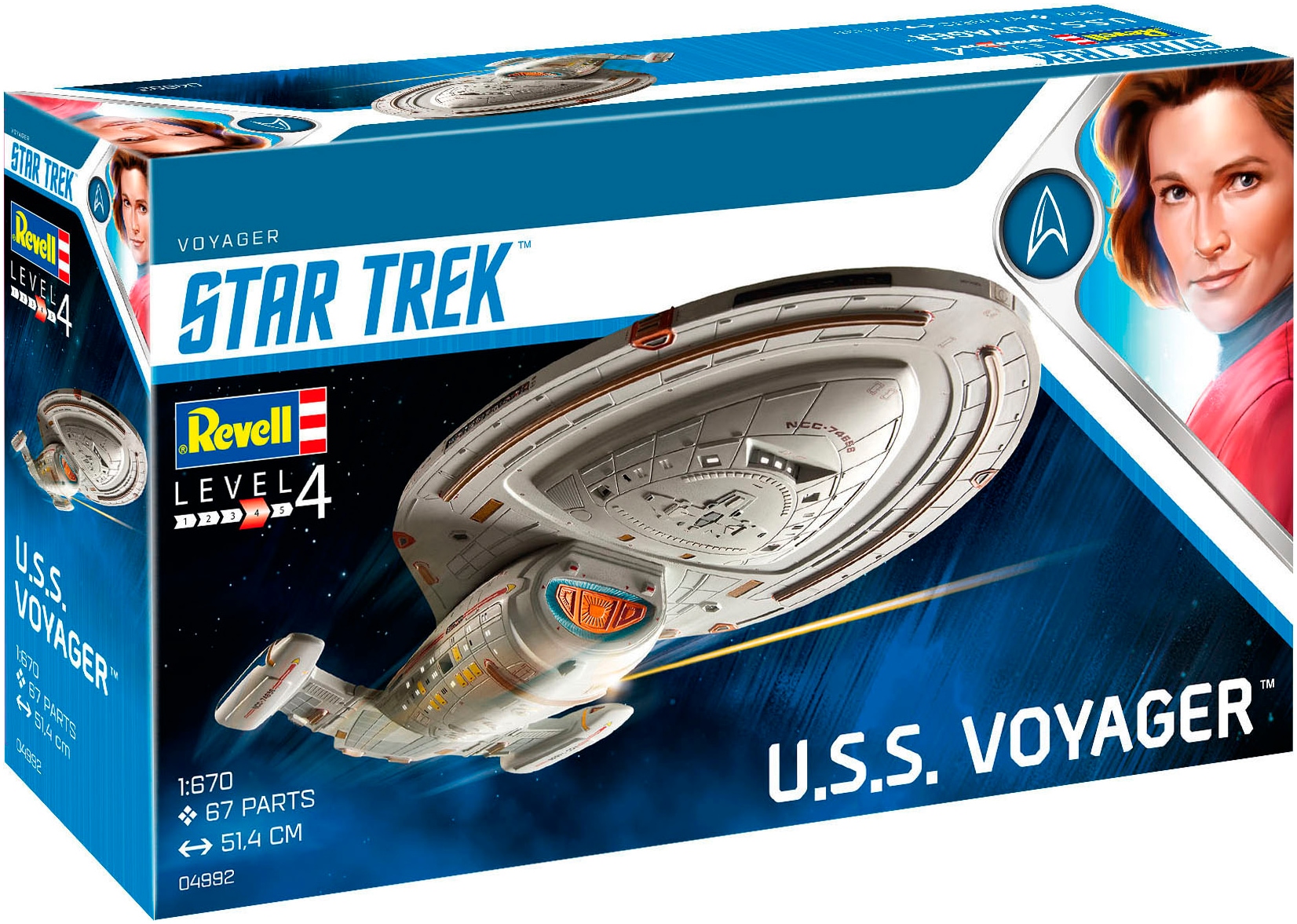 Revell® Modellbausatz »U.S.S. Voyager, Star Trek«, 1:670, Made in Europe