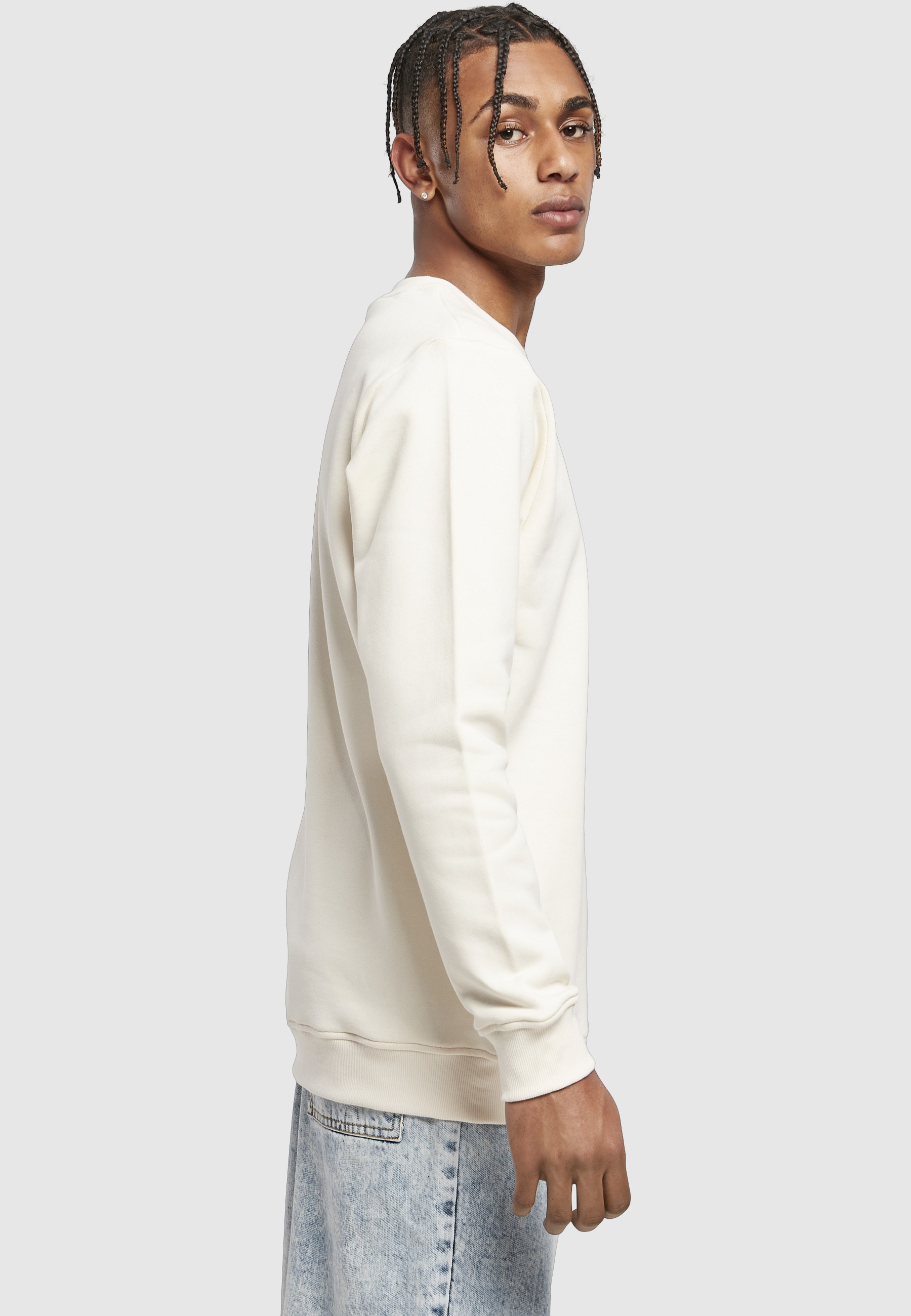 URBAN CLASSICS Sweater »Urban Classics Herren Organic Basic Crew«, 1 Stk.
