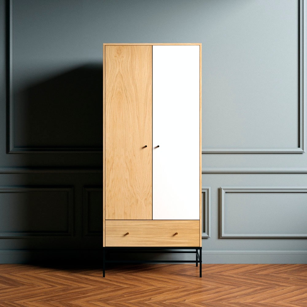 andas Kleiderschrank "Flora", im schlichten skandinavischen Design, FSC-zer günstig online kaufen
