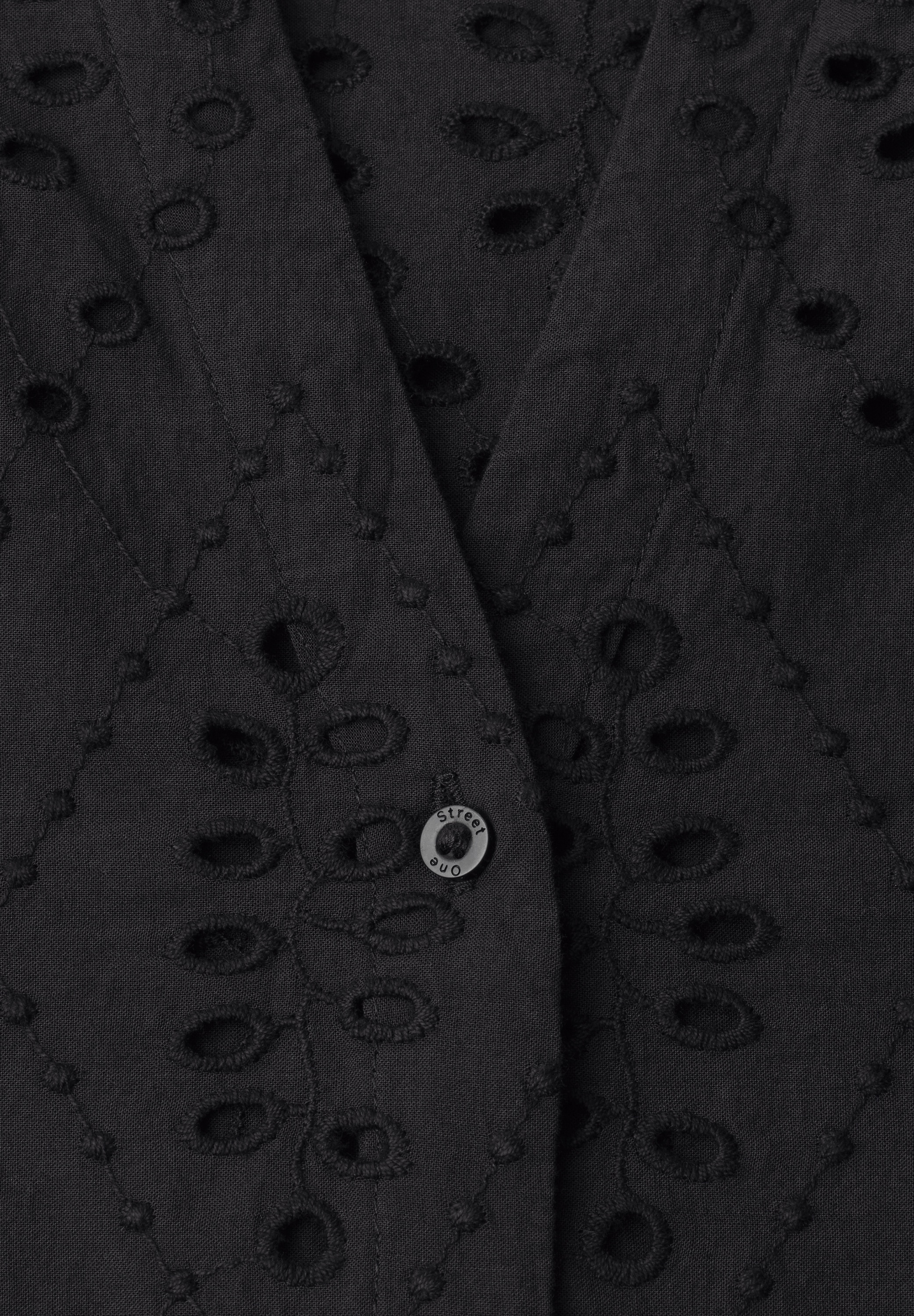 STREET ONE Langarmbluse aus reiner Baumwolle