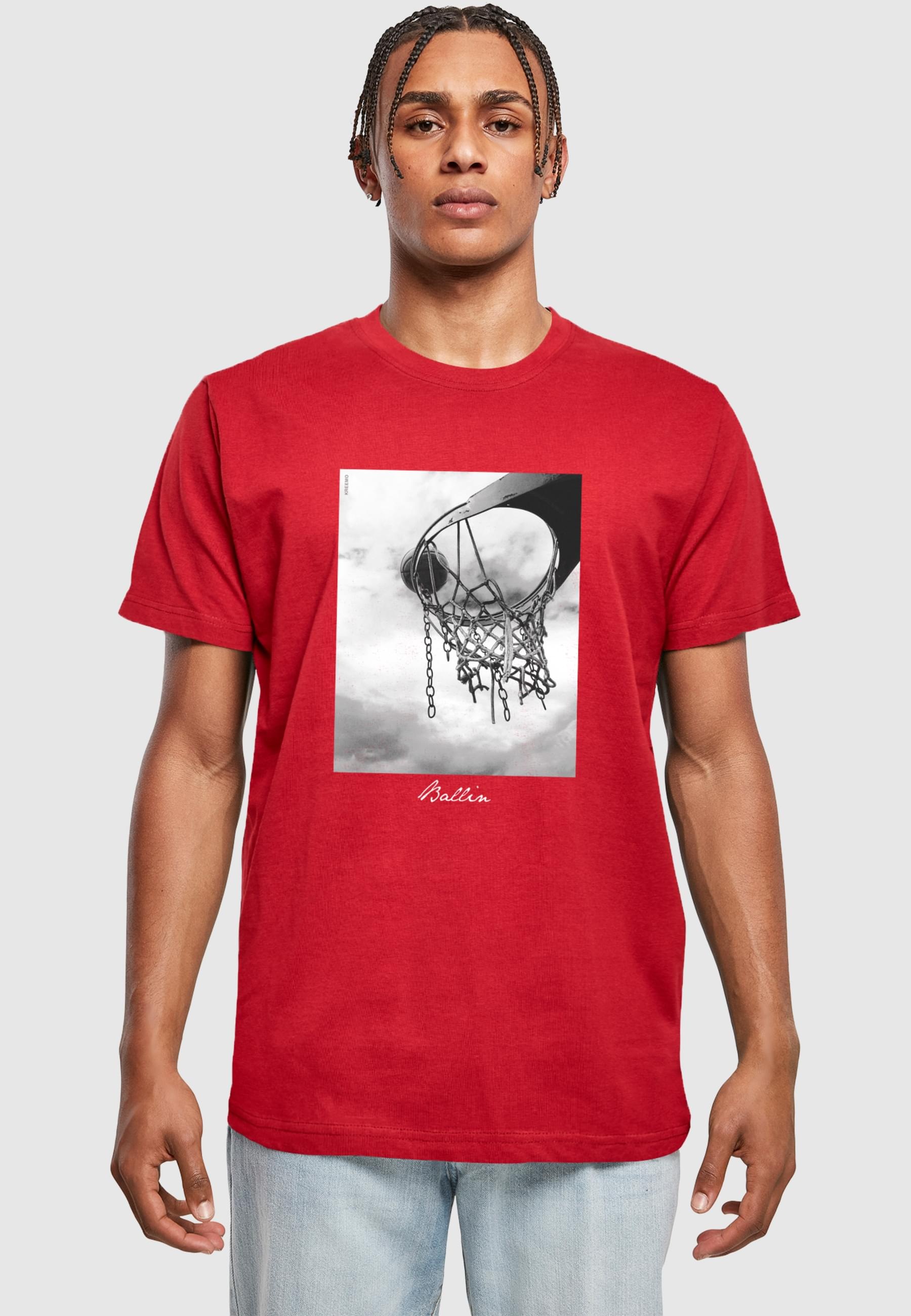 MisterTee T-Shirt »MisterTee Herren Ballin 2.0 Tee«, (1 tlg.)