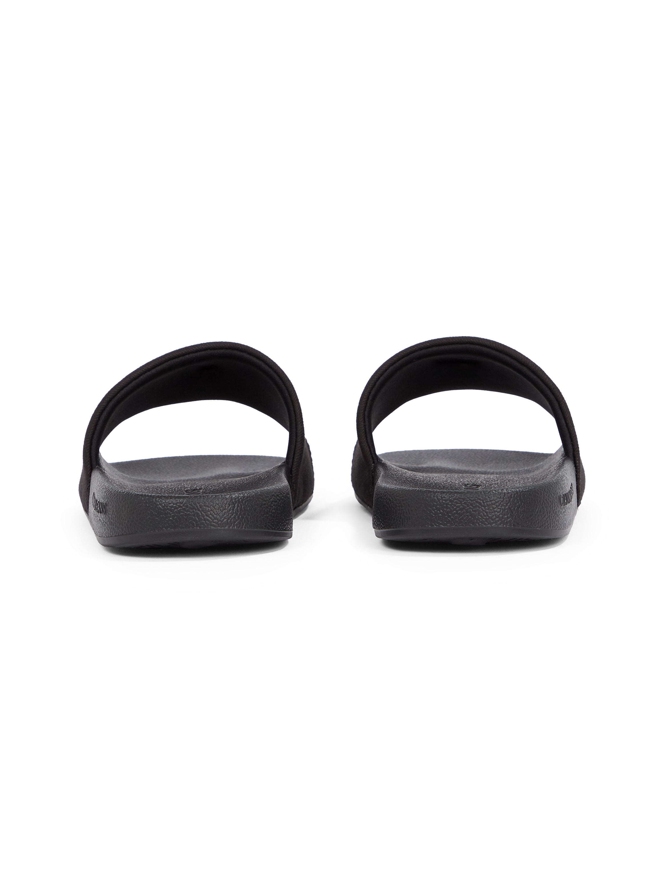 Calvin Klein Jeans Pantolette »SLIDE MONOGRAM HARDWARE«, Poolslides, Schlappen, Sommerschuh, Strandschuh zum Schlupfen