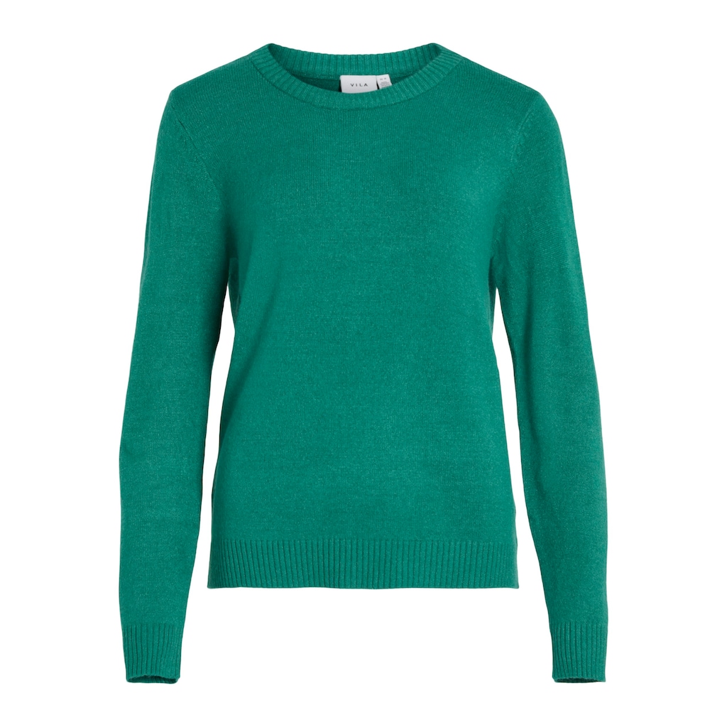 Vila Rundhalspullover »VIRIL O-NECK L/S KNIT TOP - NOOS«