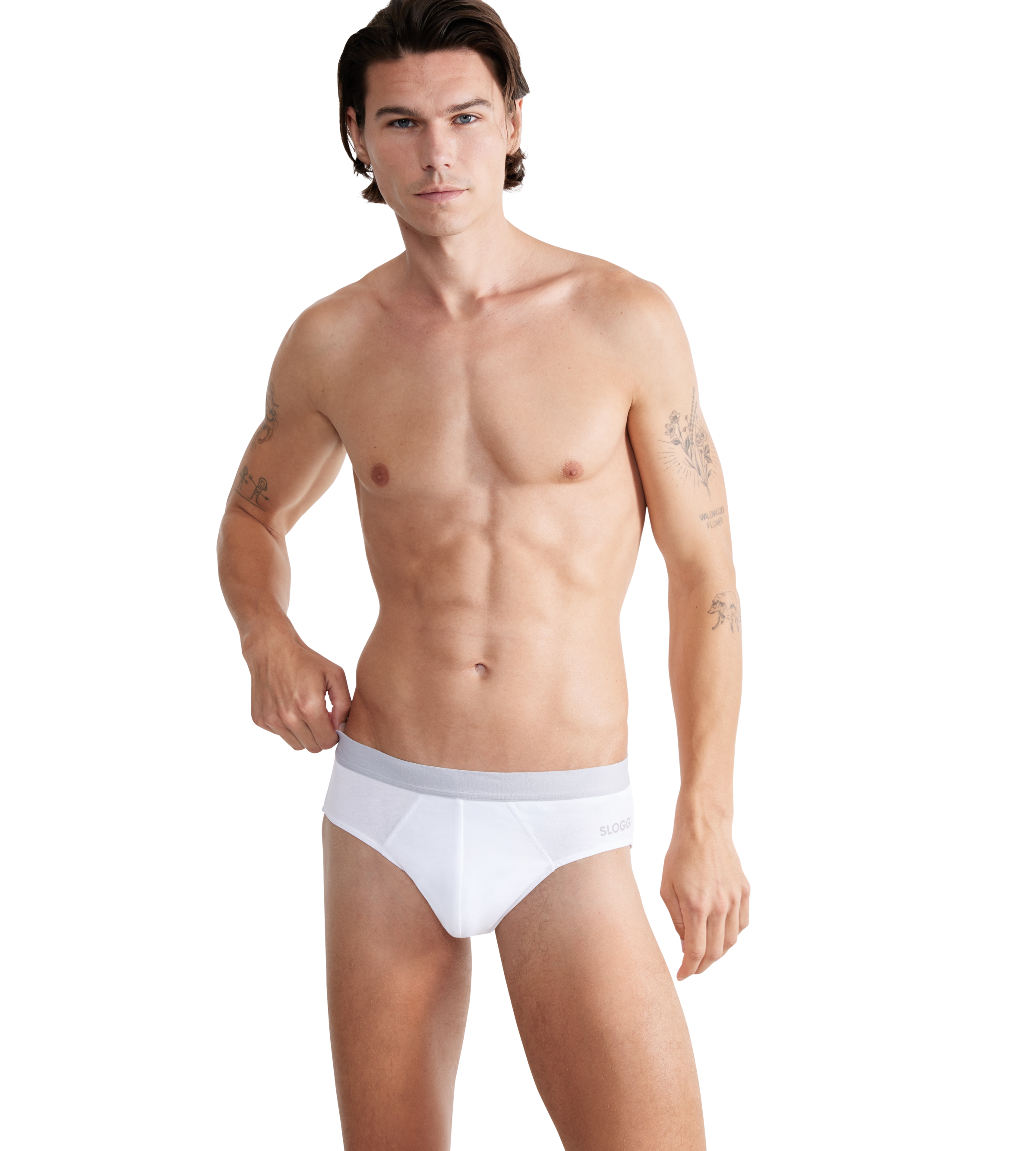 sloggi Slip "Men GO ABC 2.0", (2er Pack), schlicht, Baumwollmix, elastisch, günstig online kaufen