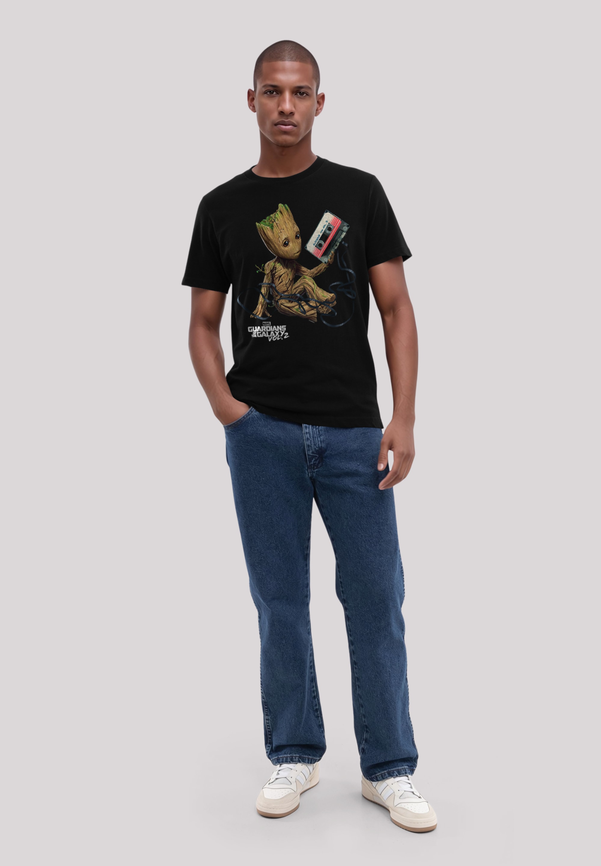 F4NT4STIC T-Shirt »Marvel Guardians Of The Galaxy Vol2 Groot Tape«, Premium Qualität