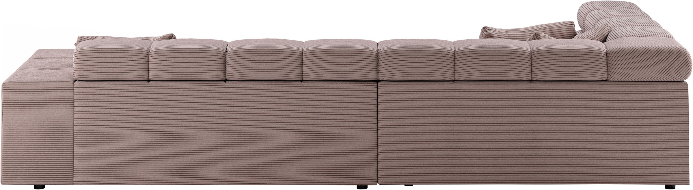 INOSIGN Ecksofa »Ancona incl. Kopfteilverstellung, OTTOs Choice, Breite 319cm, L-Form«, wahlweise motorische Sitztiefenverstellung, auch in Cord + Easy Care