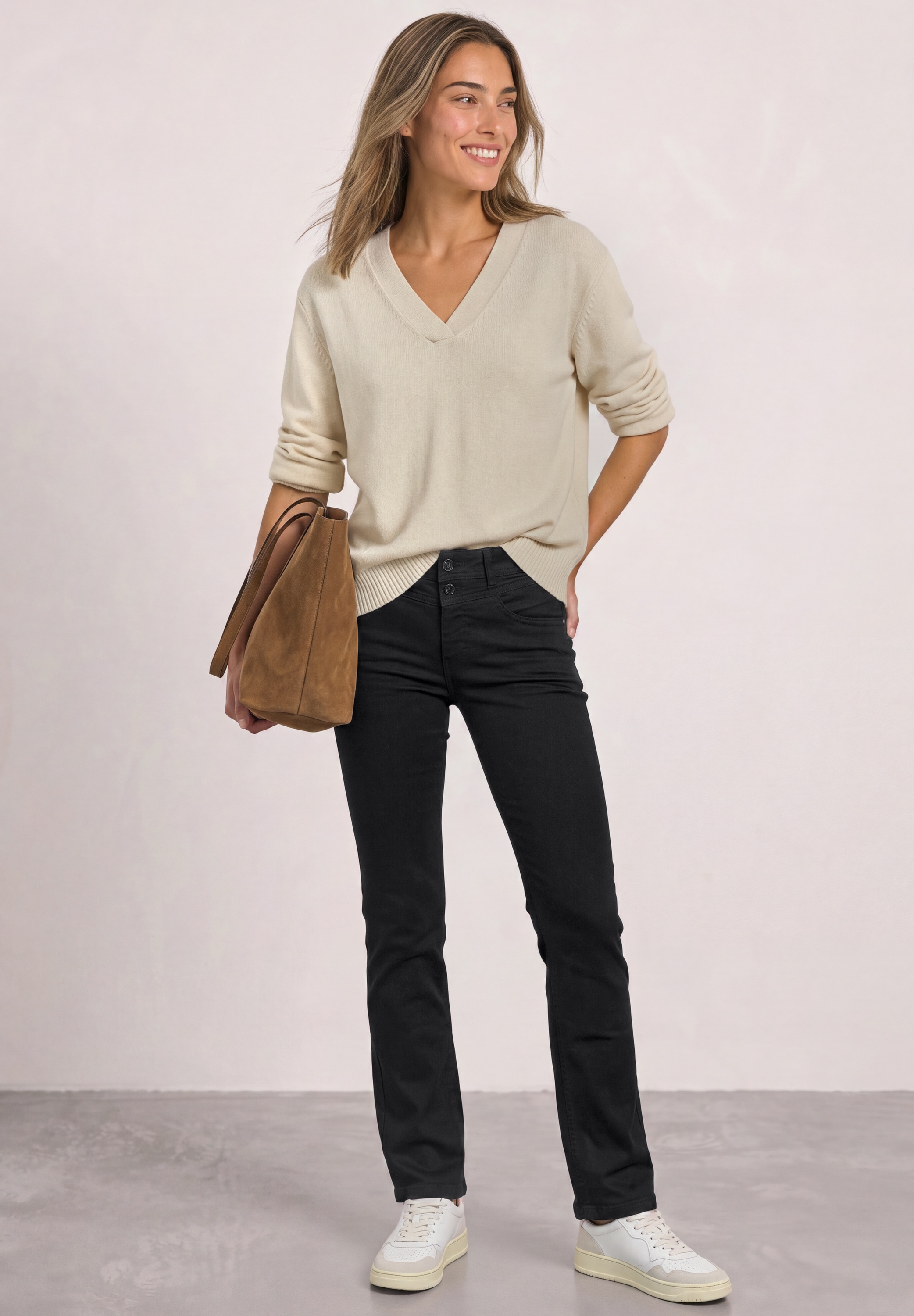 STREET ONE Comfort-fit-Jeans Middle Waist