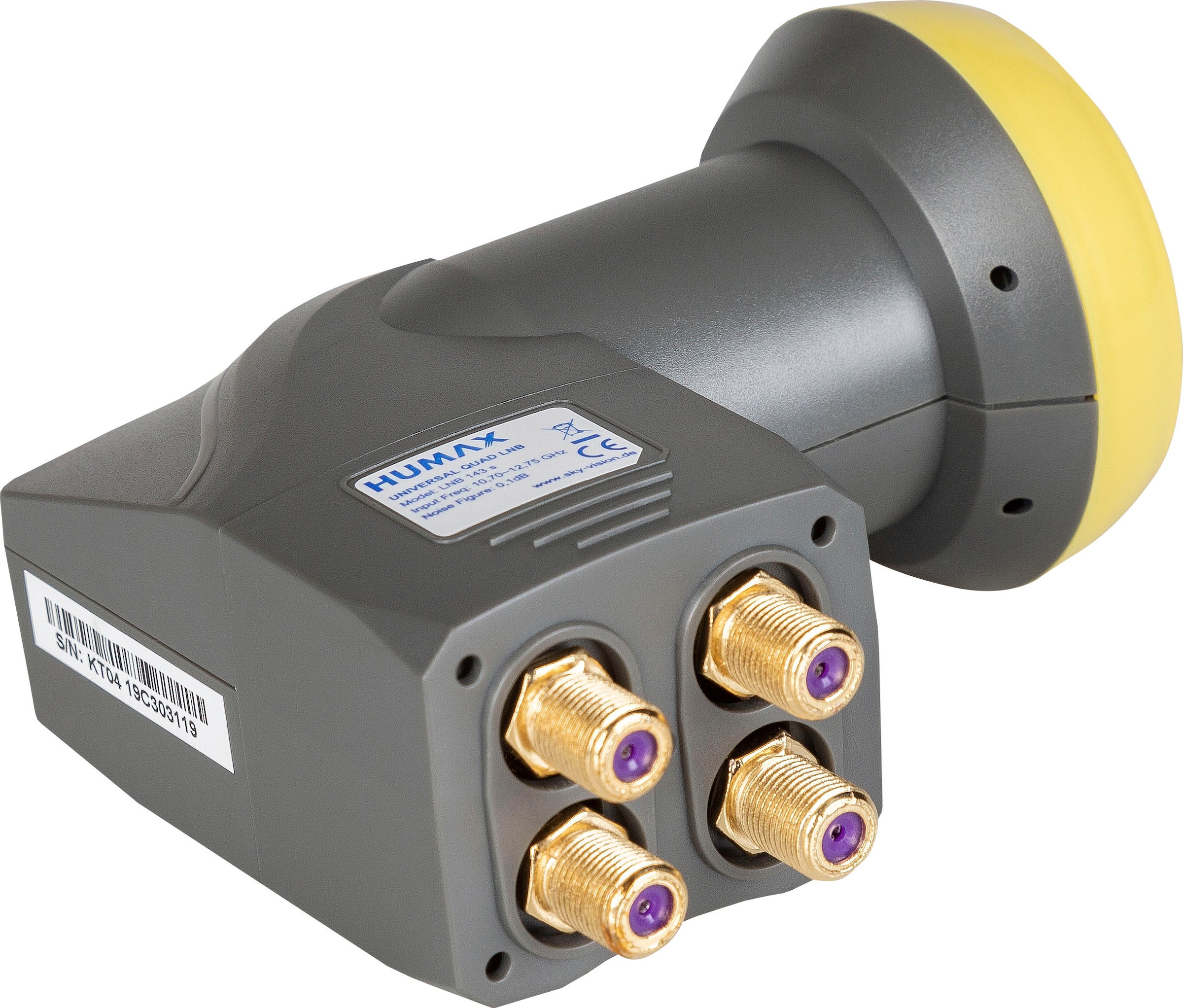 Humax SAT-Antenne »LNB 143s Gold Quattro Switch LNB«