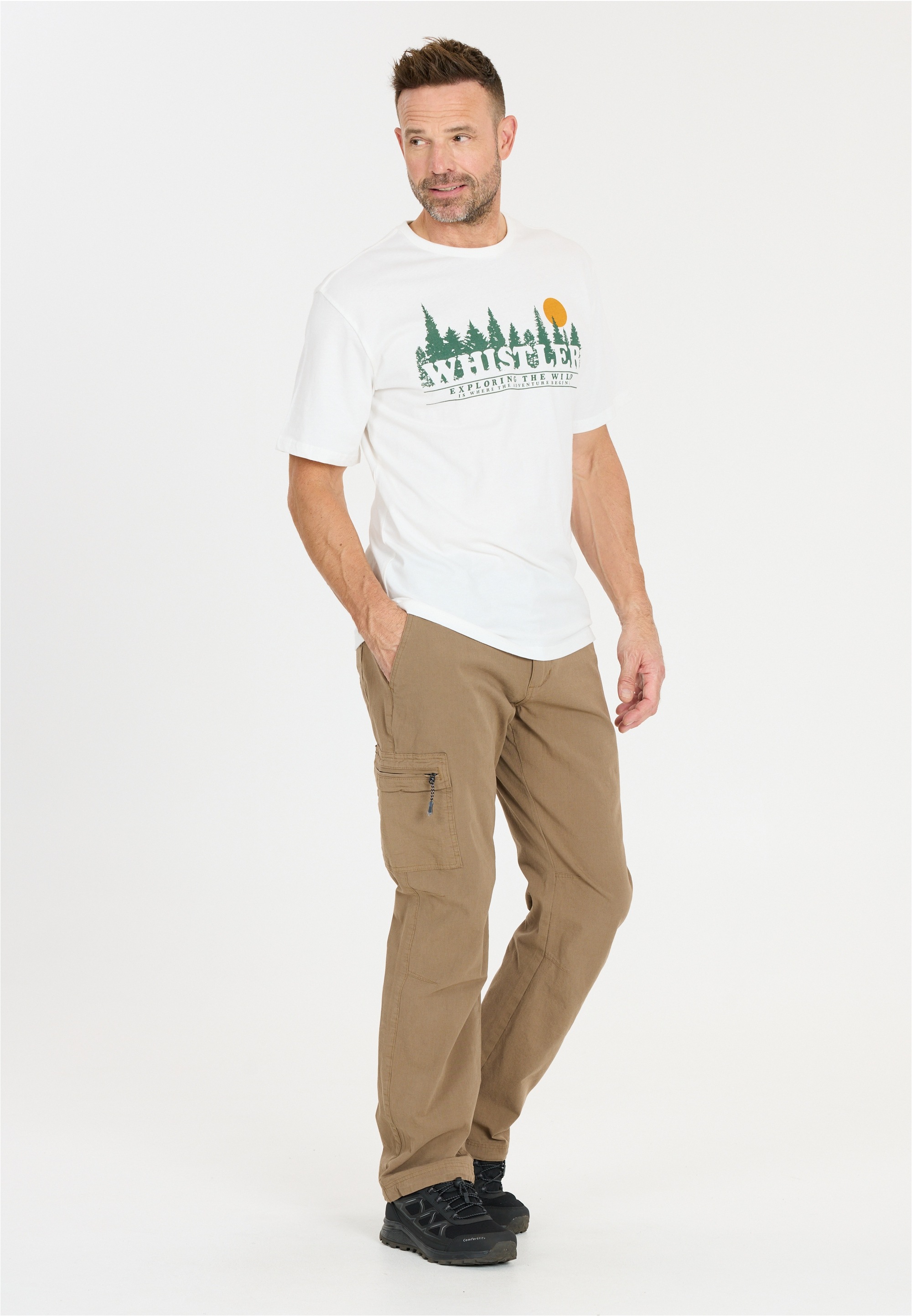 WHISTLER Cargohose »Levanger«  Schmucklos