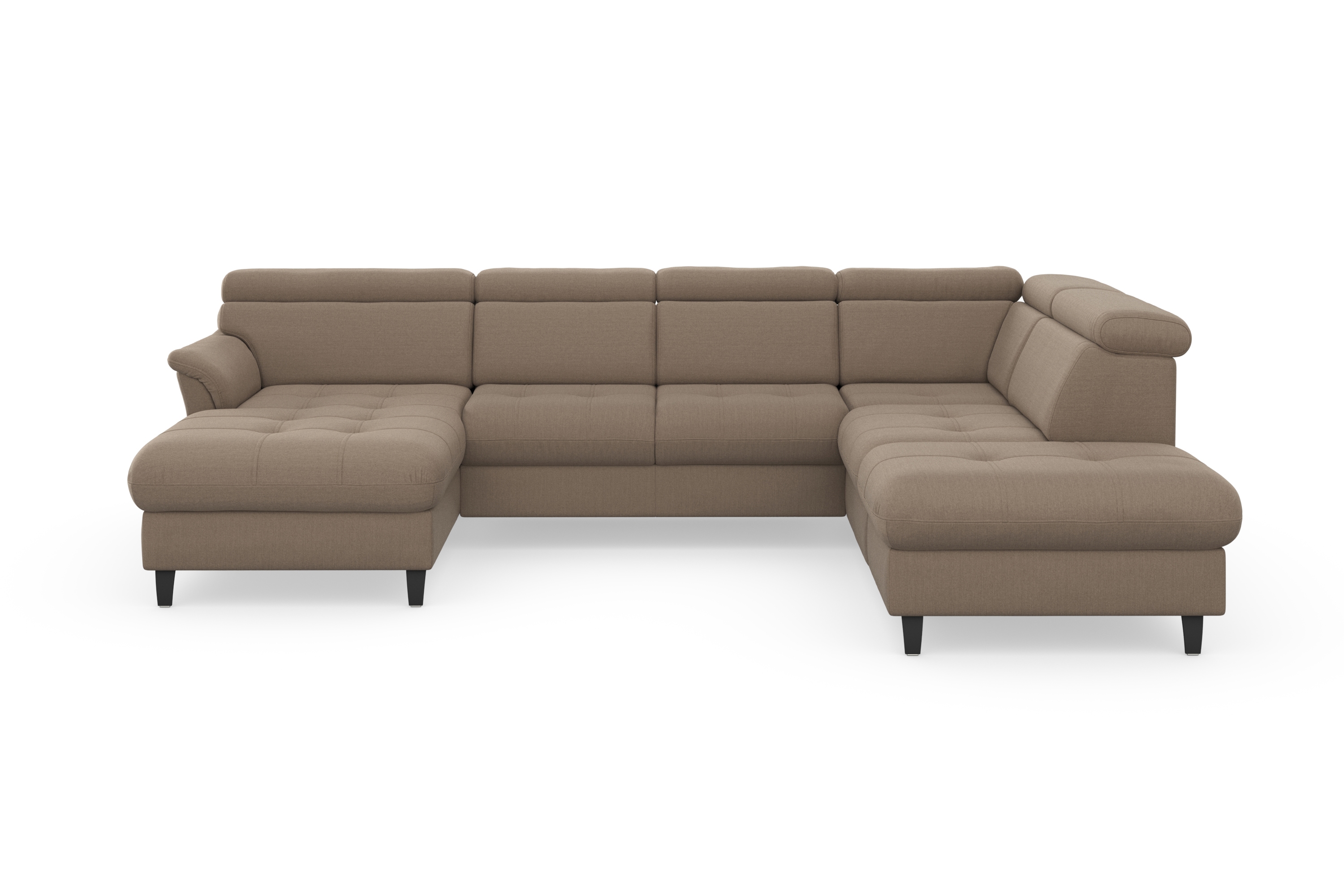 sit&more Wohnlandschaft "Marano U-Form" inklusive Kopfteilverstellung, optional Schlaffunktion & Bettkasten