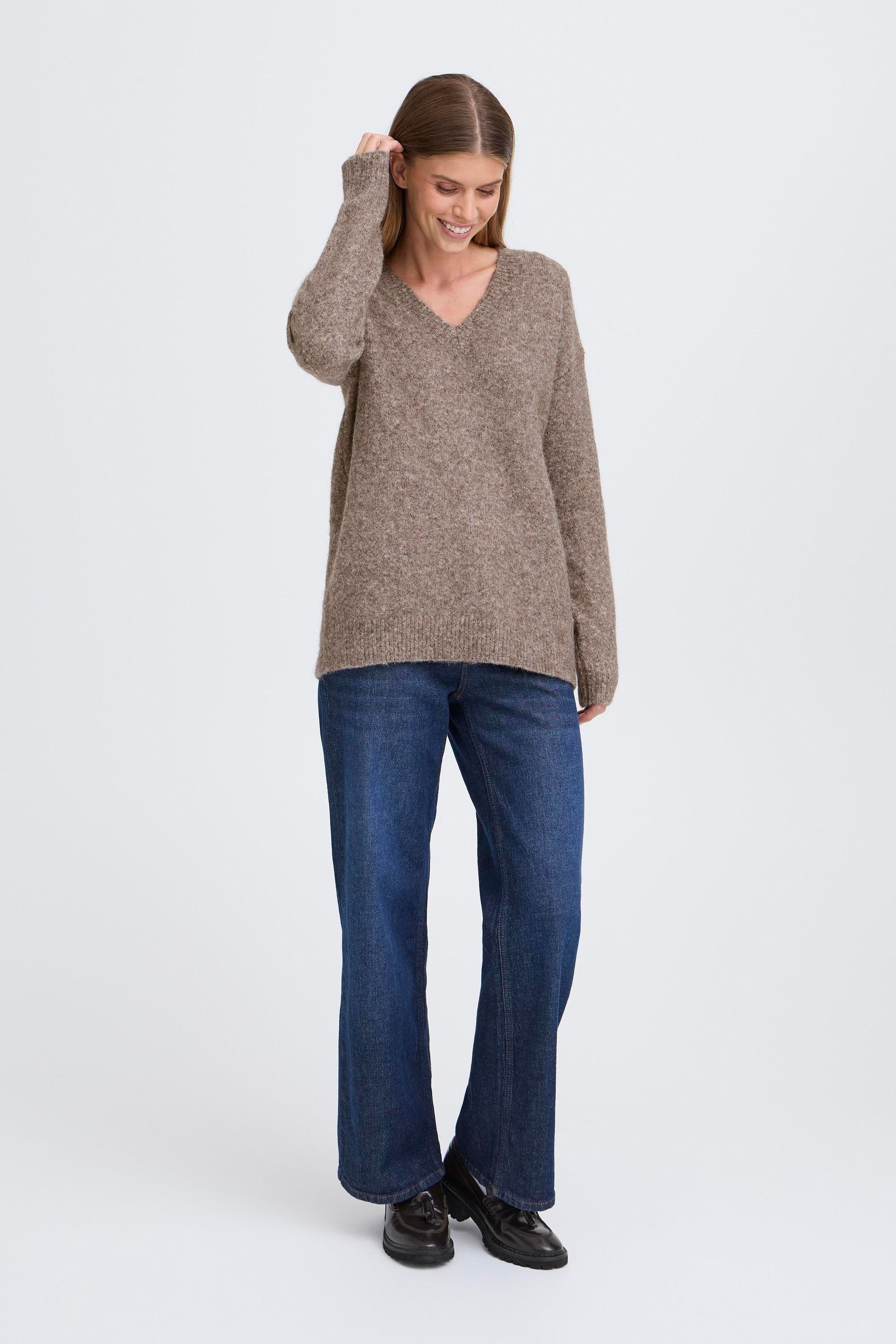 OXMO V-Ausschnitt-Pullover "V-Ausschnitt-Pullover OXISELMA" günstig online kaufen