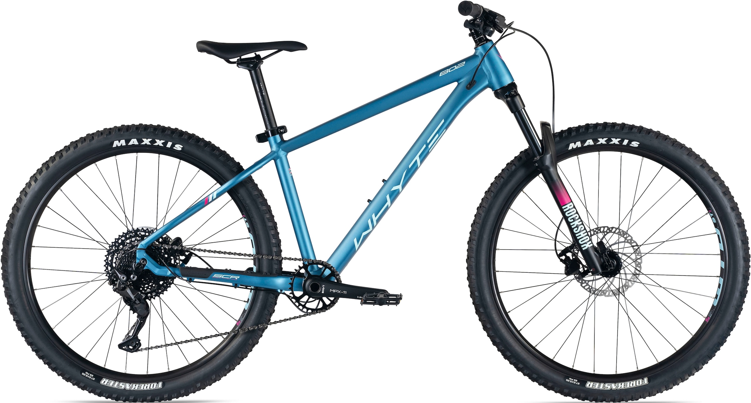 Whyte Bikes Mountainbike "802", 10 Gang, Shimano, Deore Schaltwerk, Kettenschaltung, für Damen und Herren, Kettenschaltu