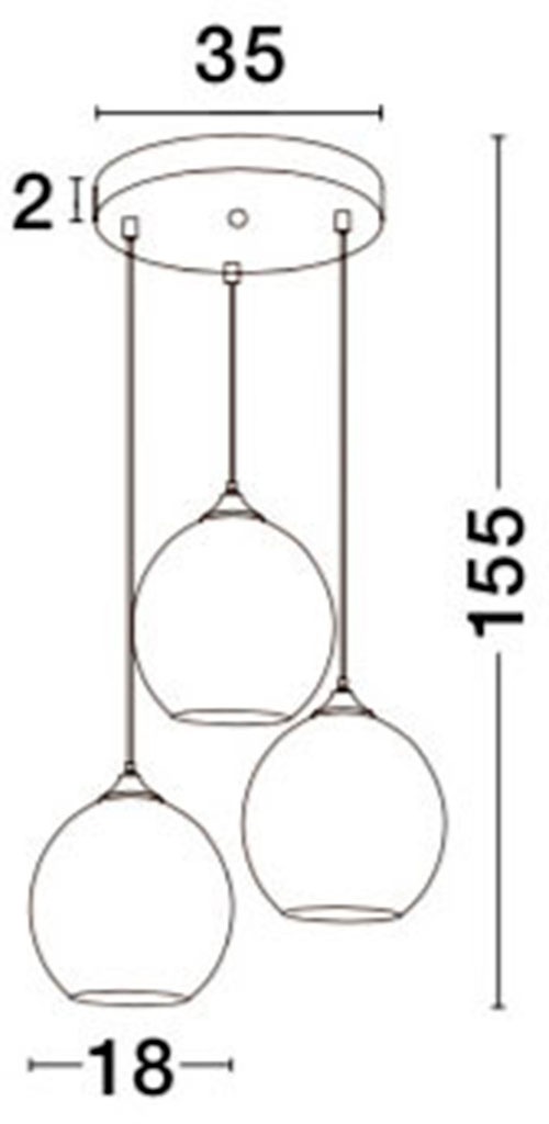 Nova Luce Hängeleuchten »BLAZE« E27 1 Stk. Ohne Beleuchtung