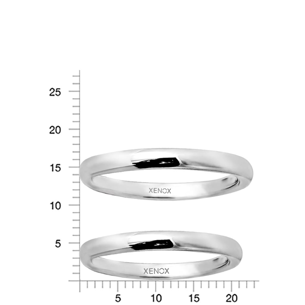 XENOX Partnerring »Xenox & Friends, XS9101«, mit Zirkonia (synth.)