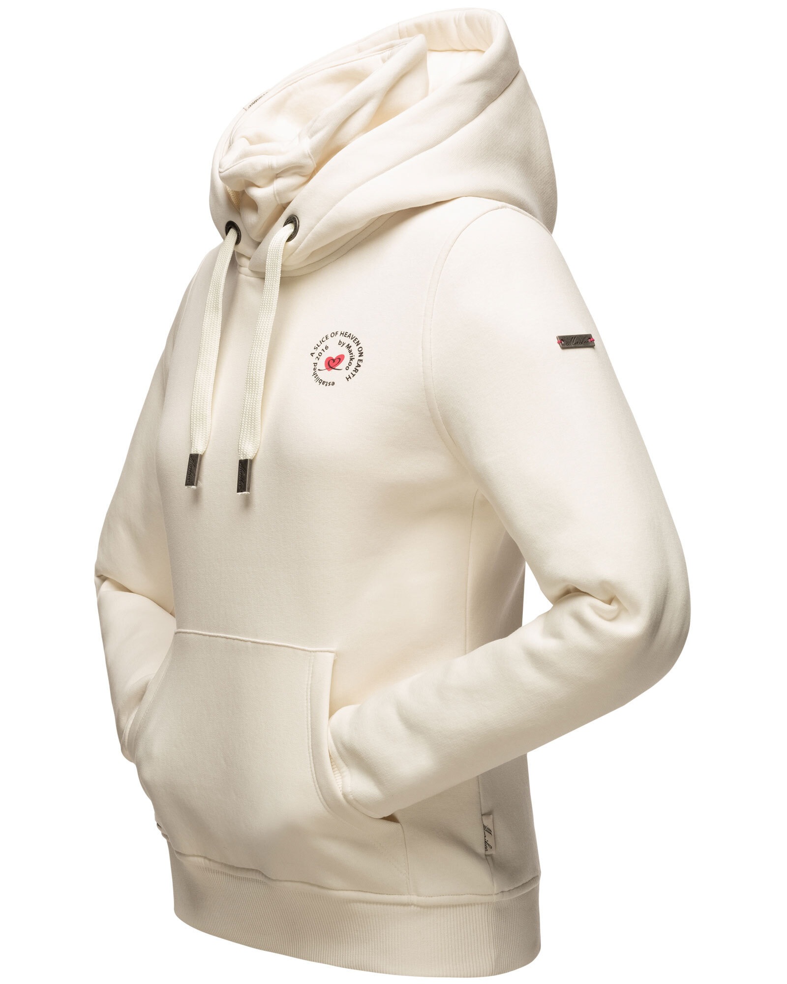 Marikoo Kapuzenpullover »Chihiroo«, Kapuzenpullover mit warmem Innenkragen
