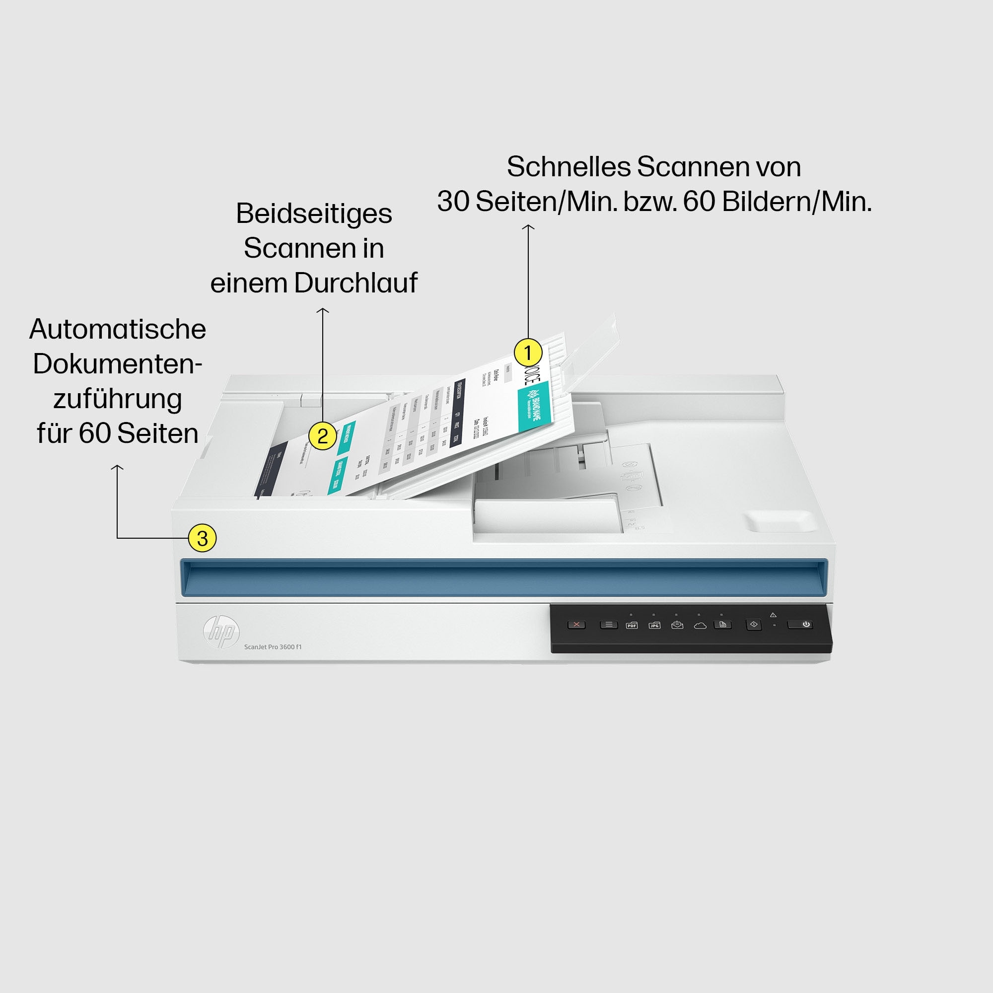 HP Scanner »Scanjet Pro 3600 f1«