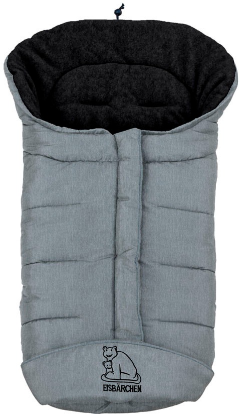 Heitmann Felle Fußsack "Eisbärchen - Winterfußsack Copy Fleece", mit Fleecefutter, Mumienform möglich, für Kinderwagen, 